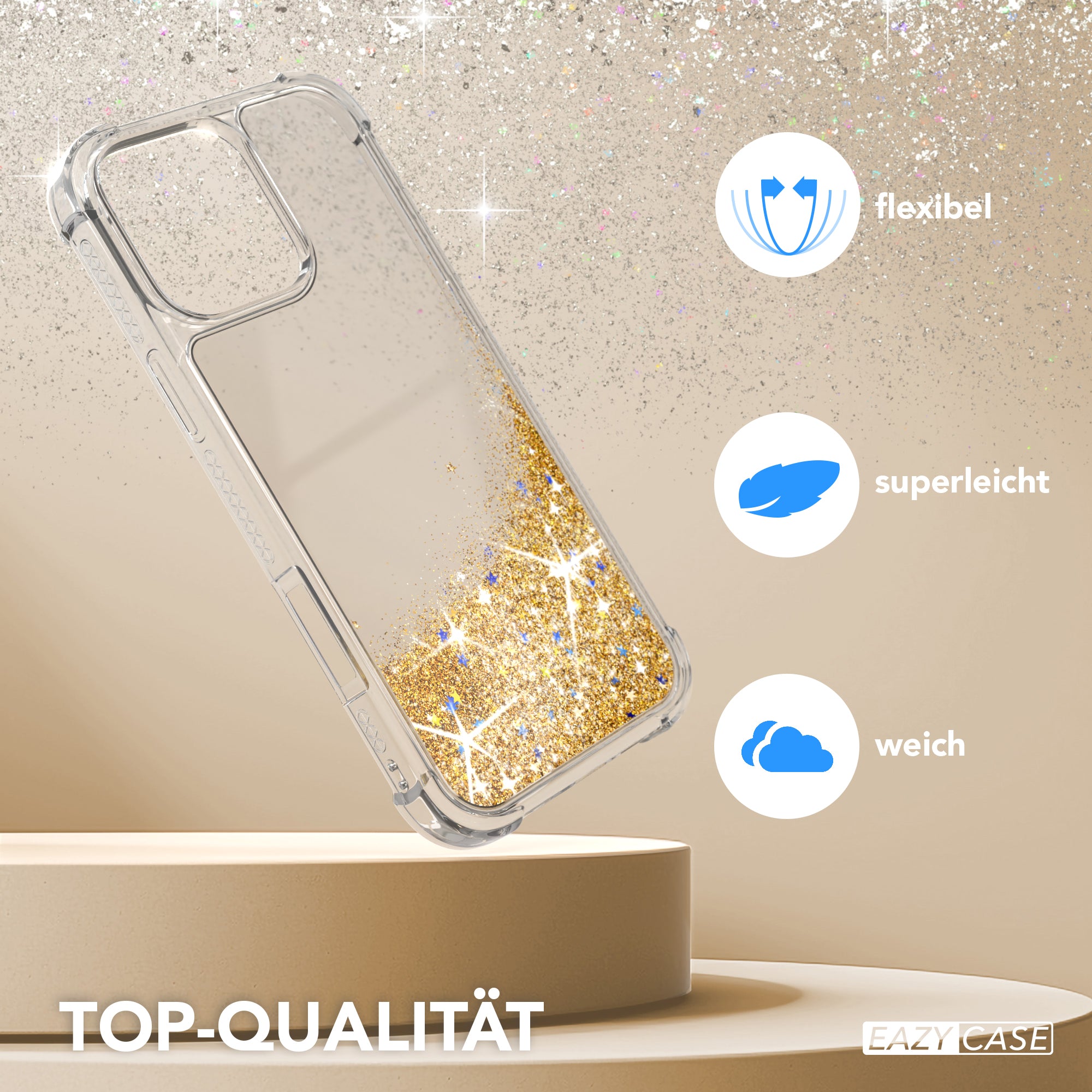 iPhone 16 Pro Max Glitzerhülle