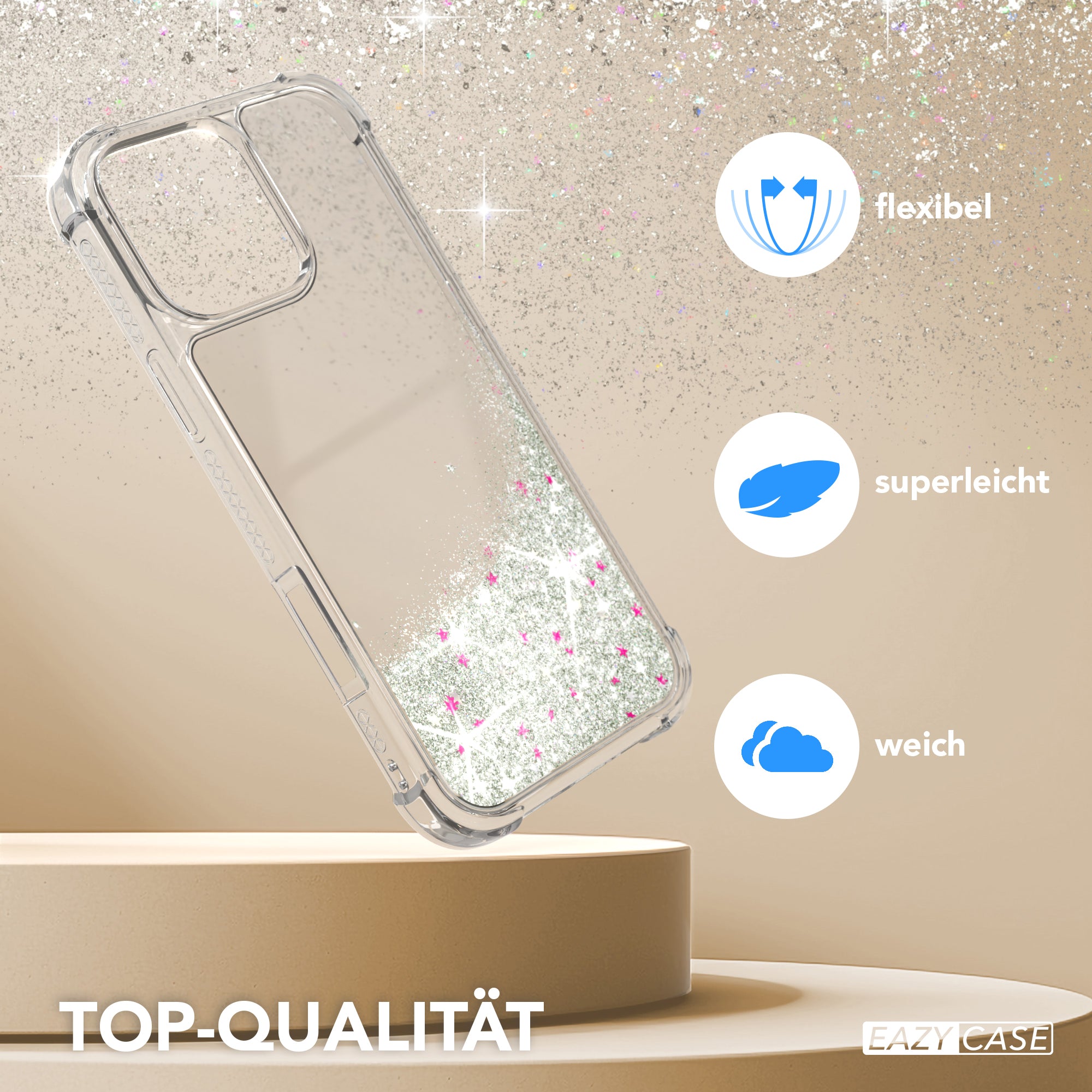 iPhone 16 Pro Max Glitzerhülle