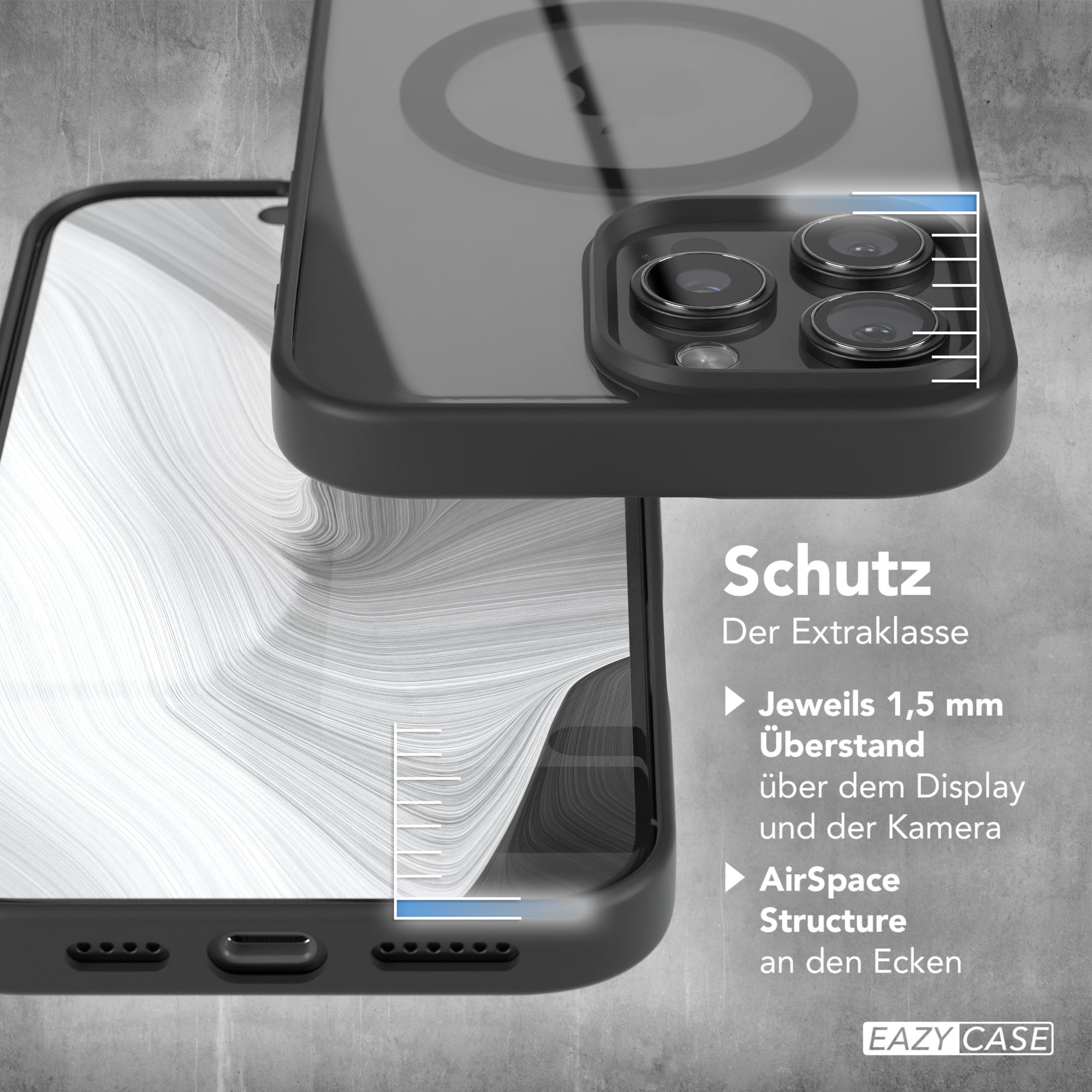 iPhone 16 Pro Max transparente Hülle mit MagSafe