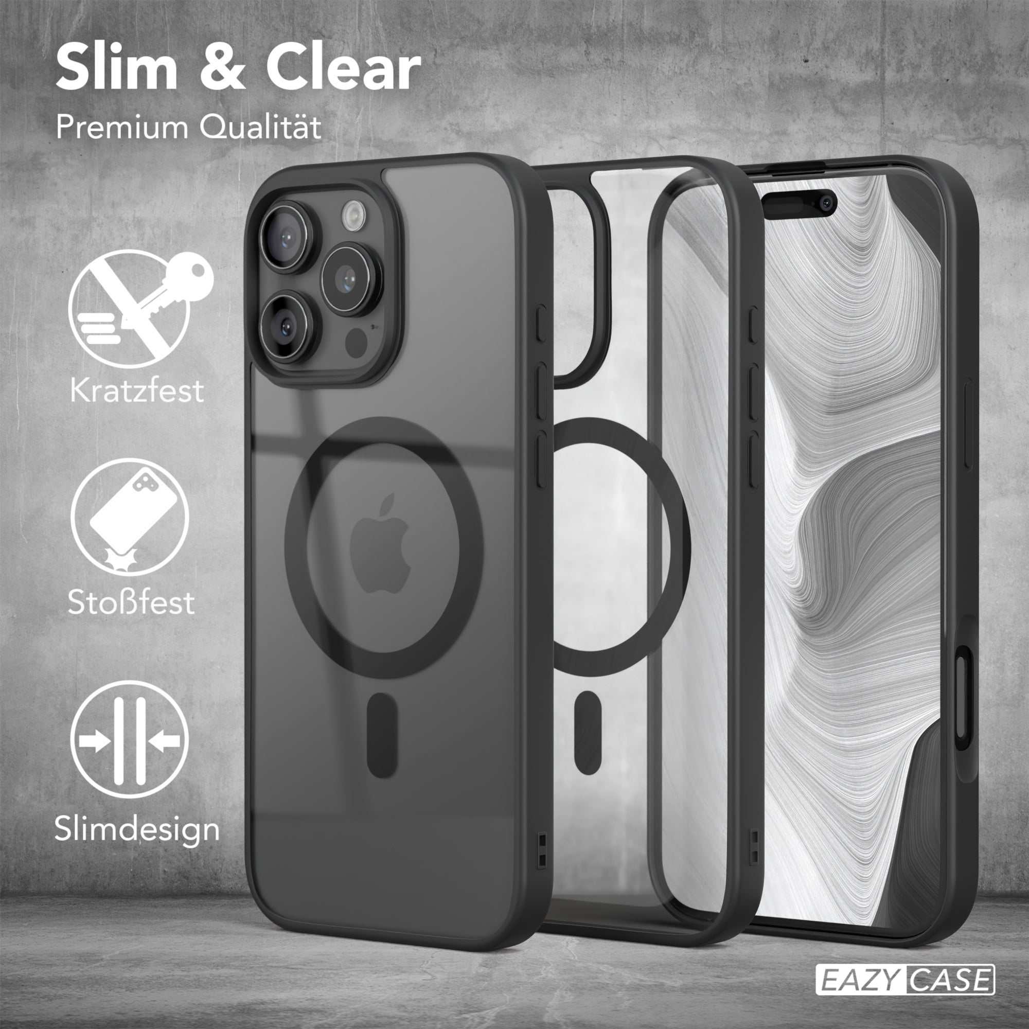iPhone 16 Pro Max transparente Hülle mit MagSafe