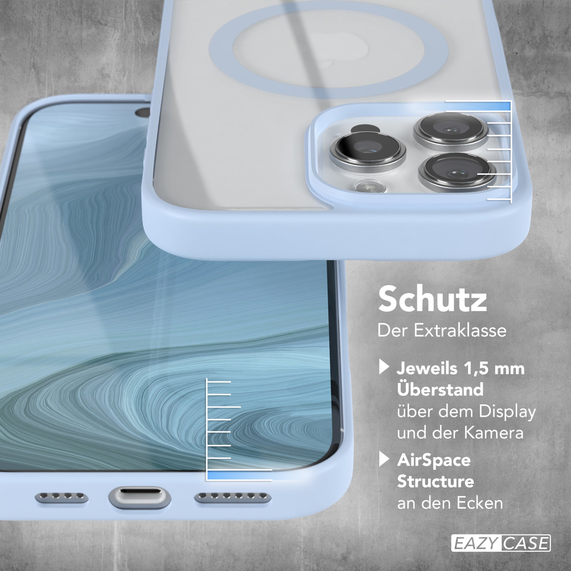 iPhone 16 Pro Max transparente Hülle mit MagSafe