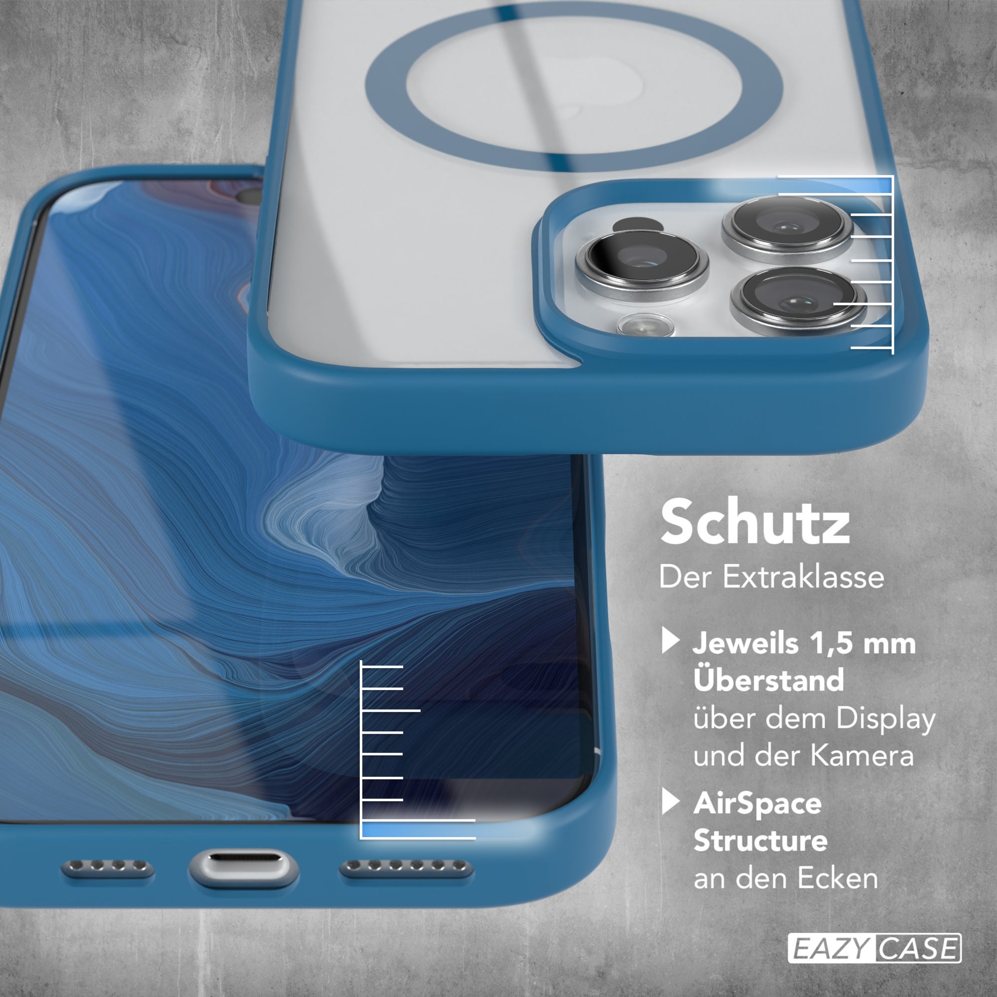iPhone 16 Pro Max transparente Hülle mit MagSafe