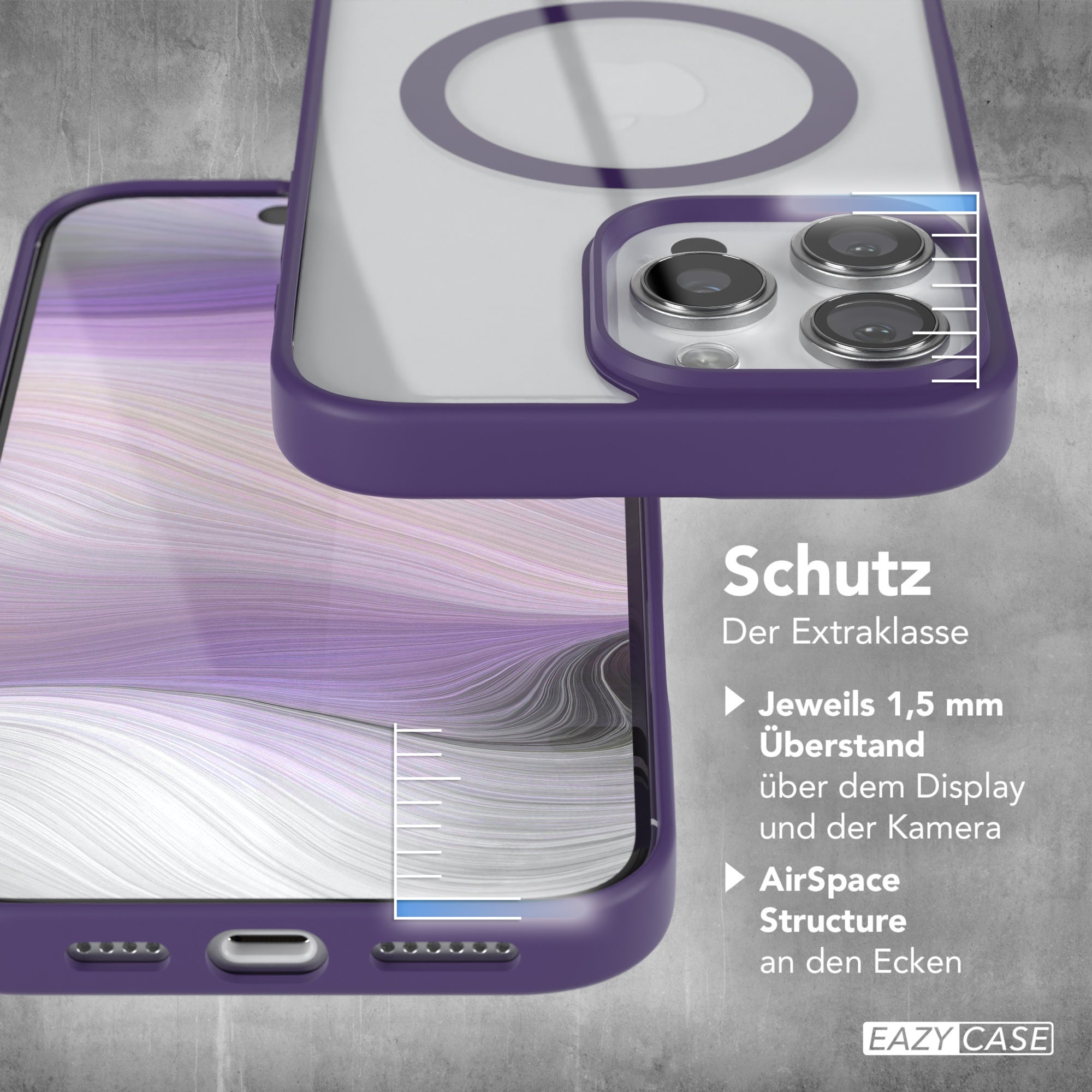 iPhone 16 Pro Max transparente Hülle mit MagSafe