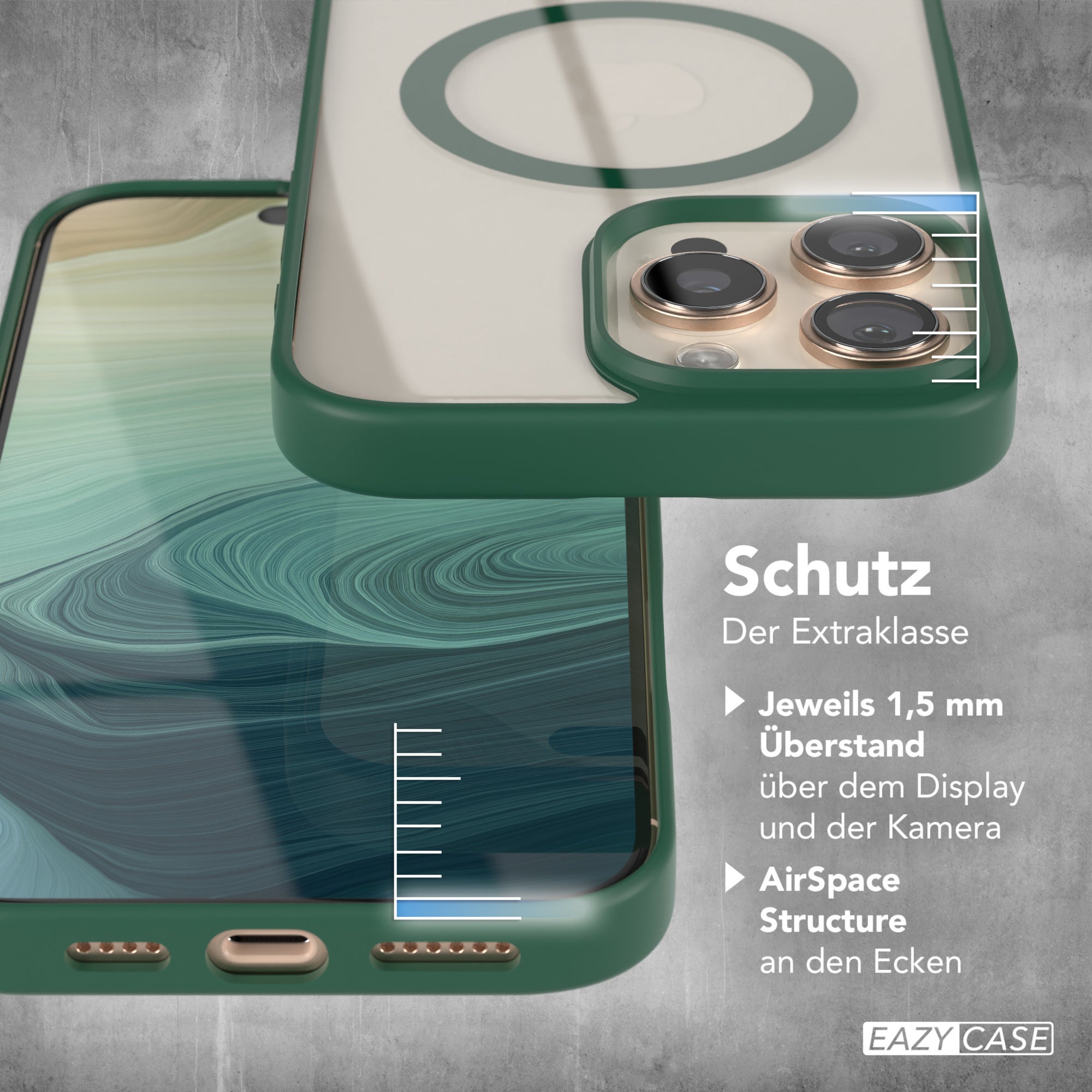 iPhone 16 Pro Max transparente Hülle mit MagSafe