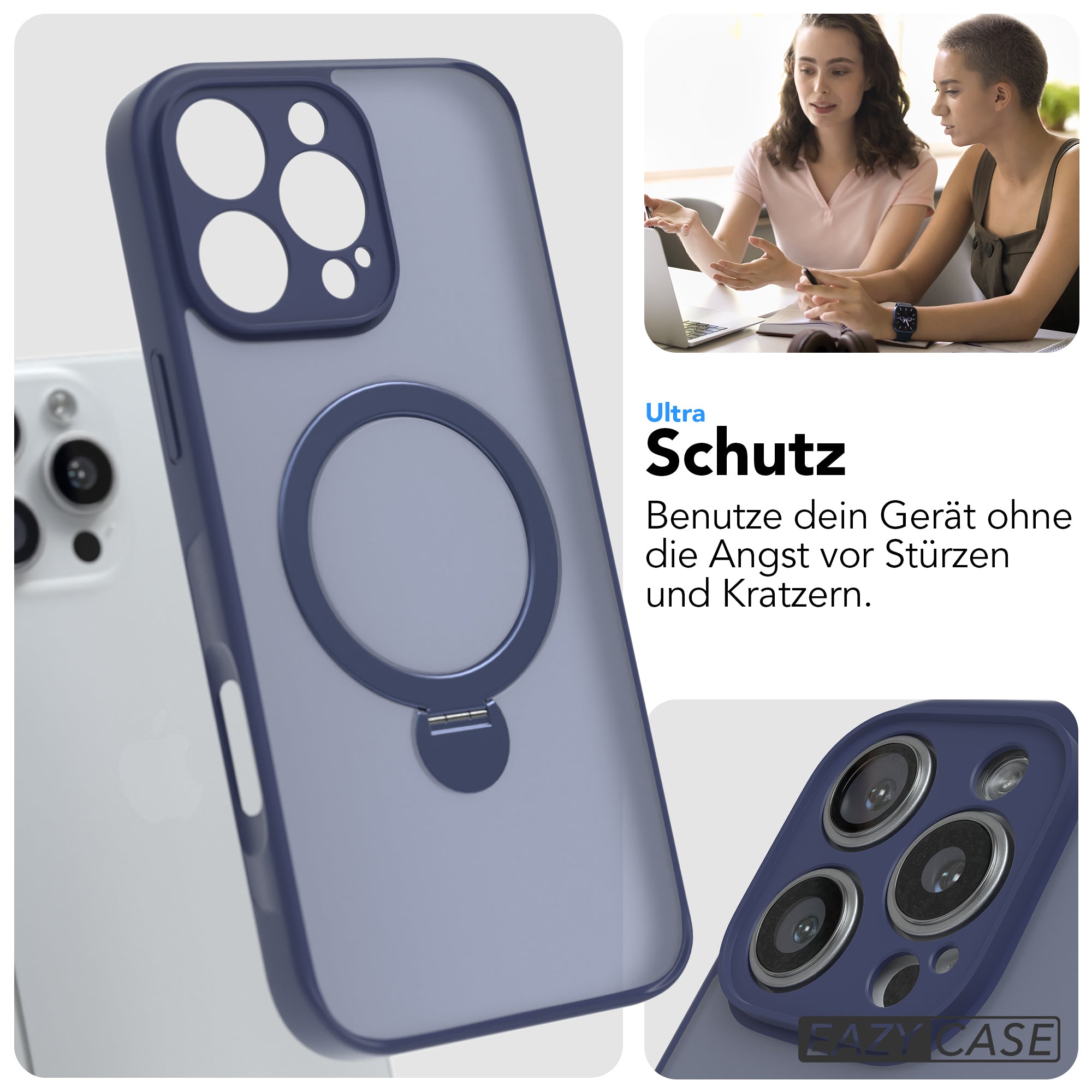iPhone 16 Pro Max Outdoor Hülle + drehbarer Ring mit MagSafe