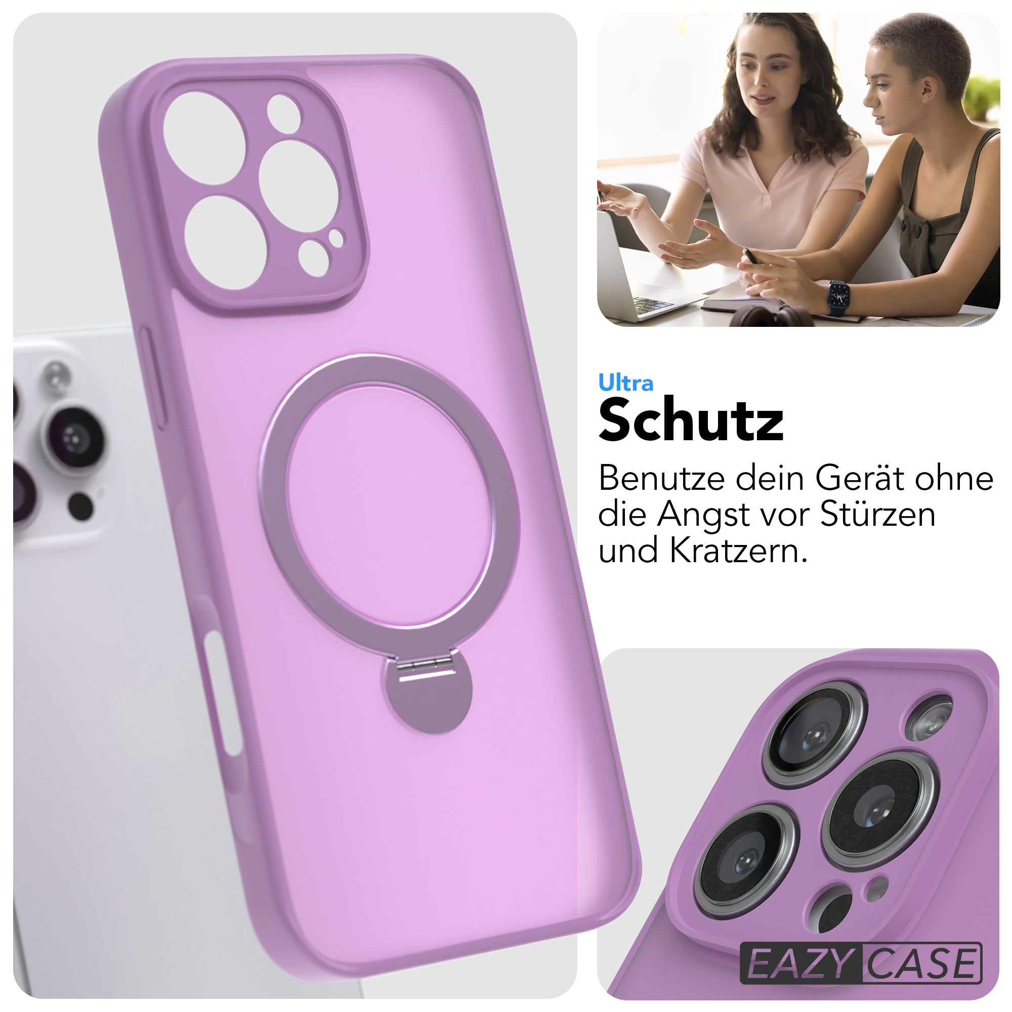 iPhone 16 Pro Max Outdoor Hülle + drehbarer Ring mit MagSafe