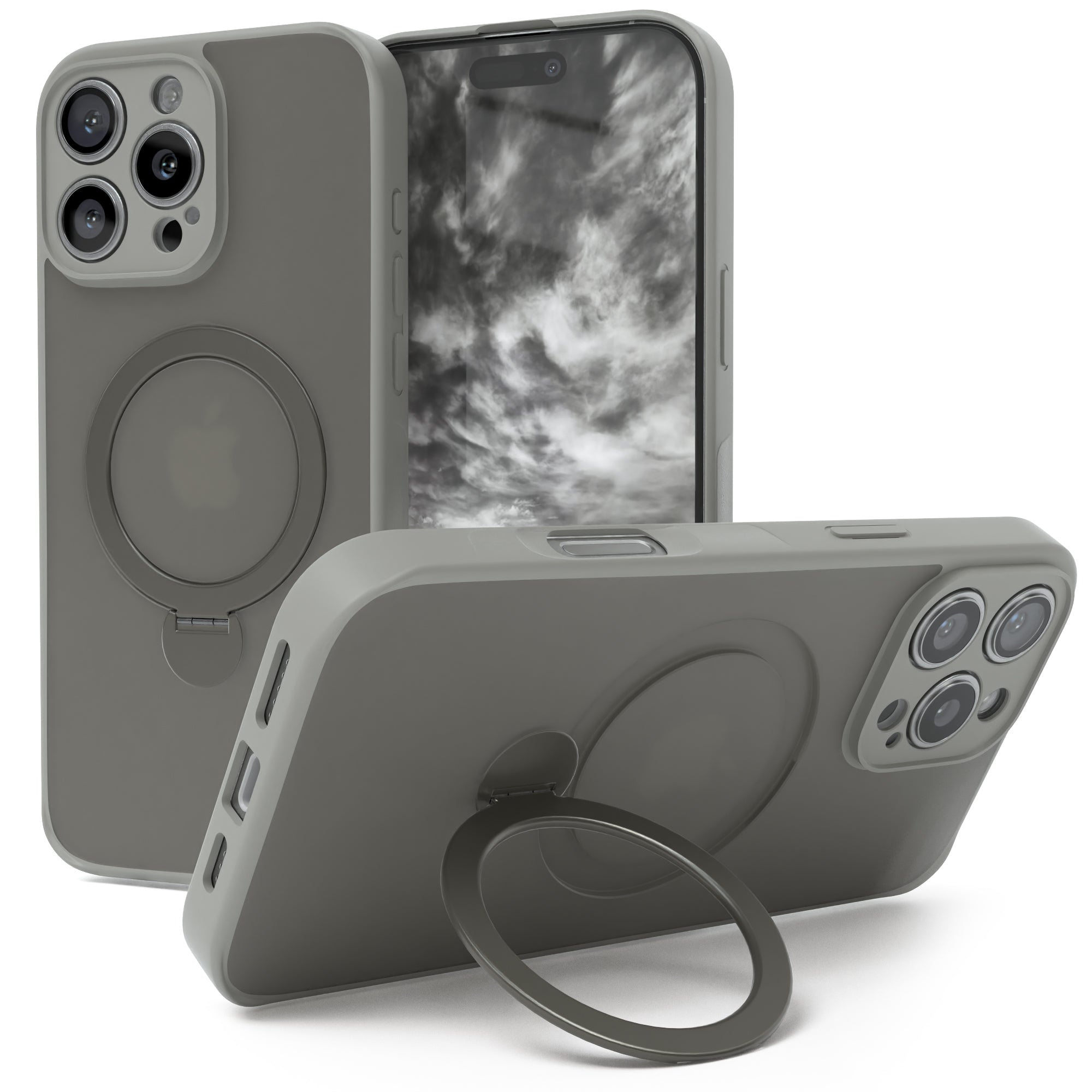 iPhone 16 Pro Max Outdoor Hülle + drehbarer Ring mit MagSafe