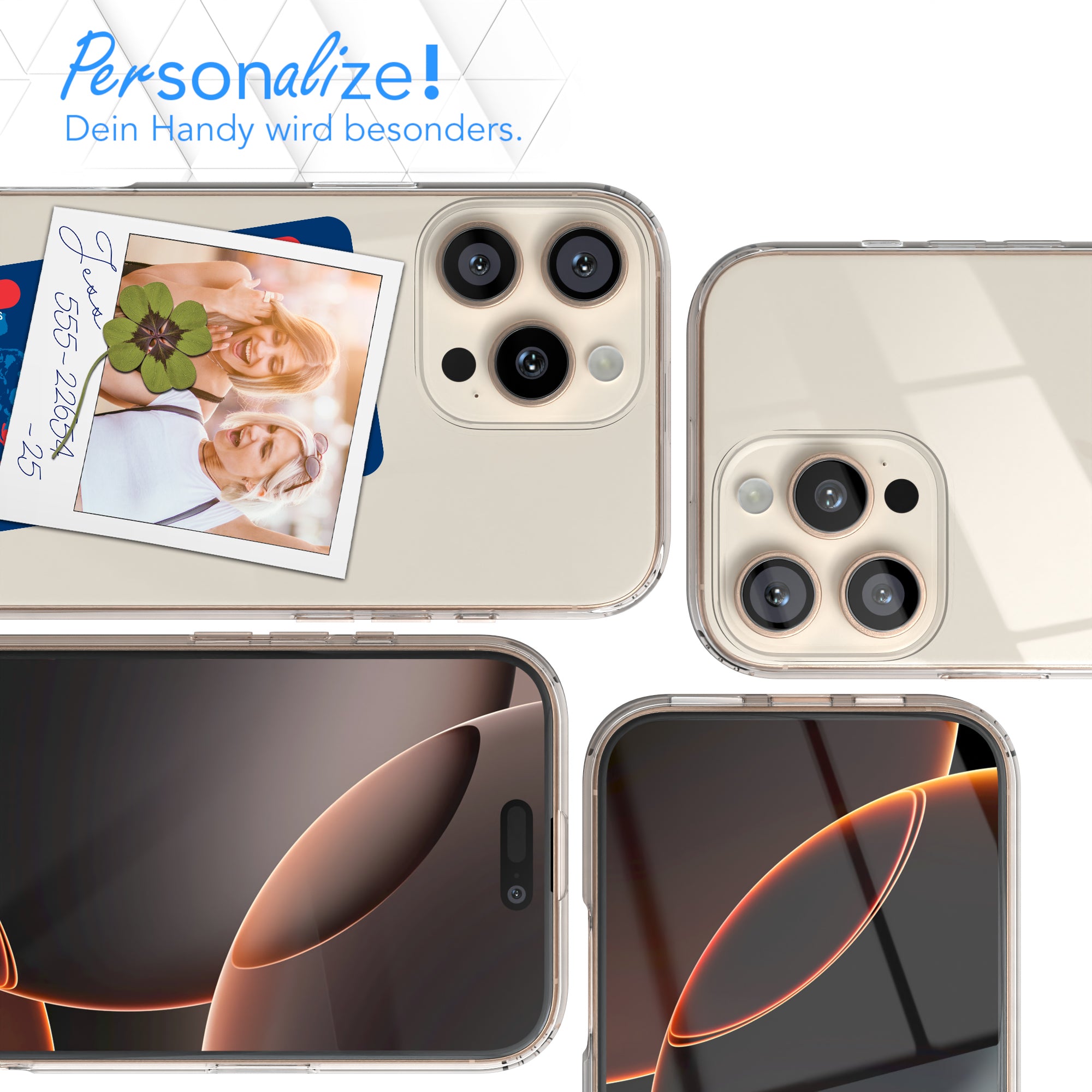 iPhone 16 Serie Silikonhülle Transparent