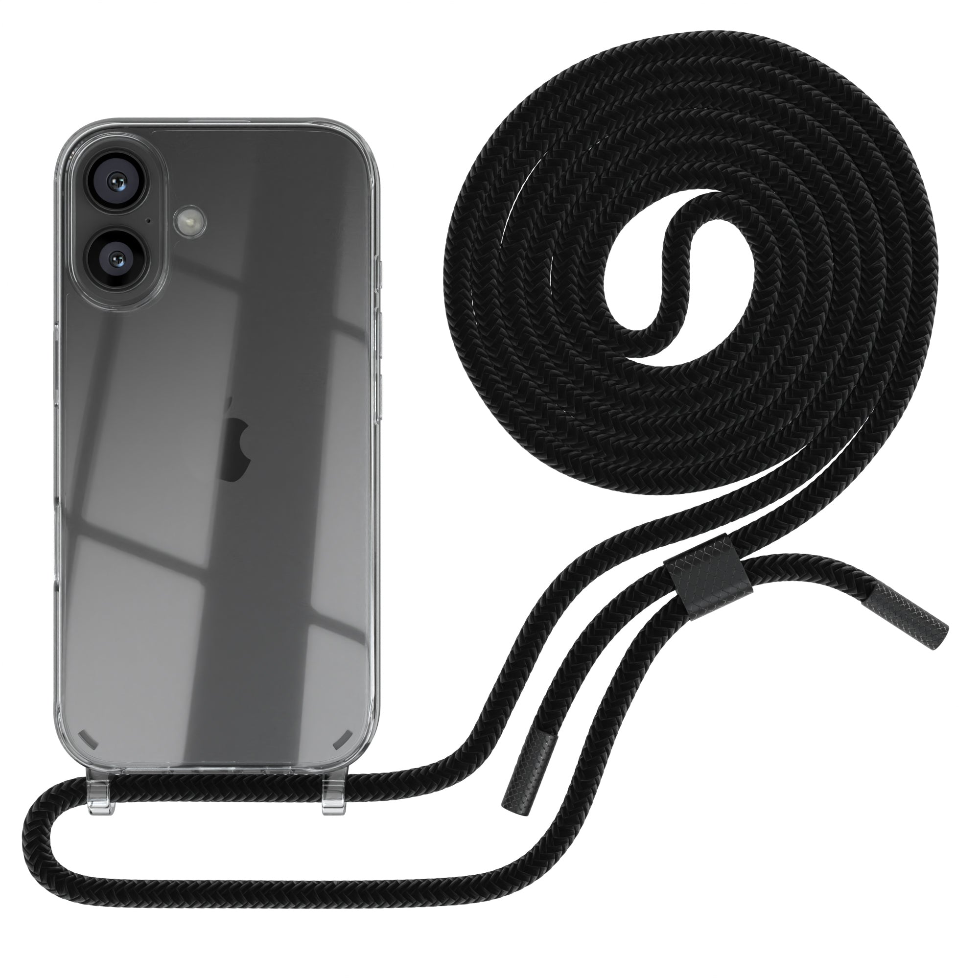 iPhone 16 Hülle + Uni Kordel