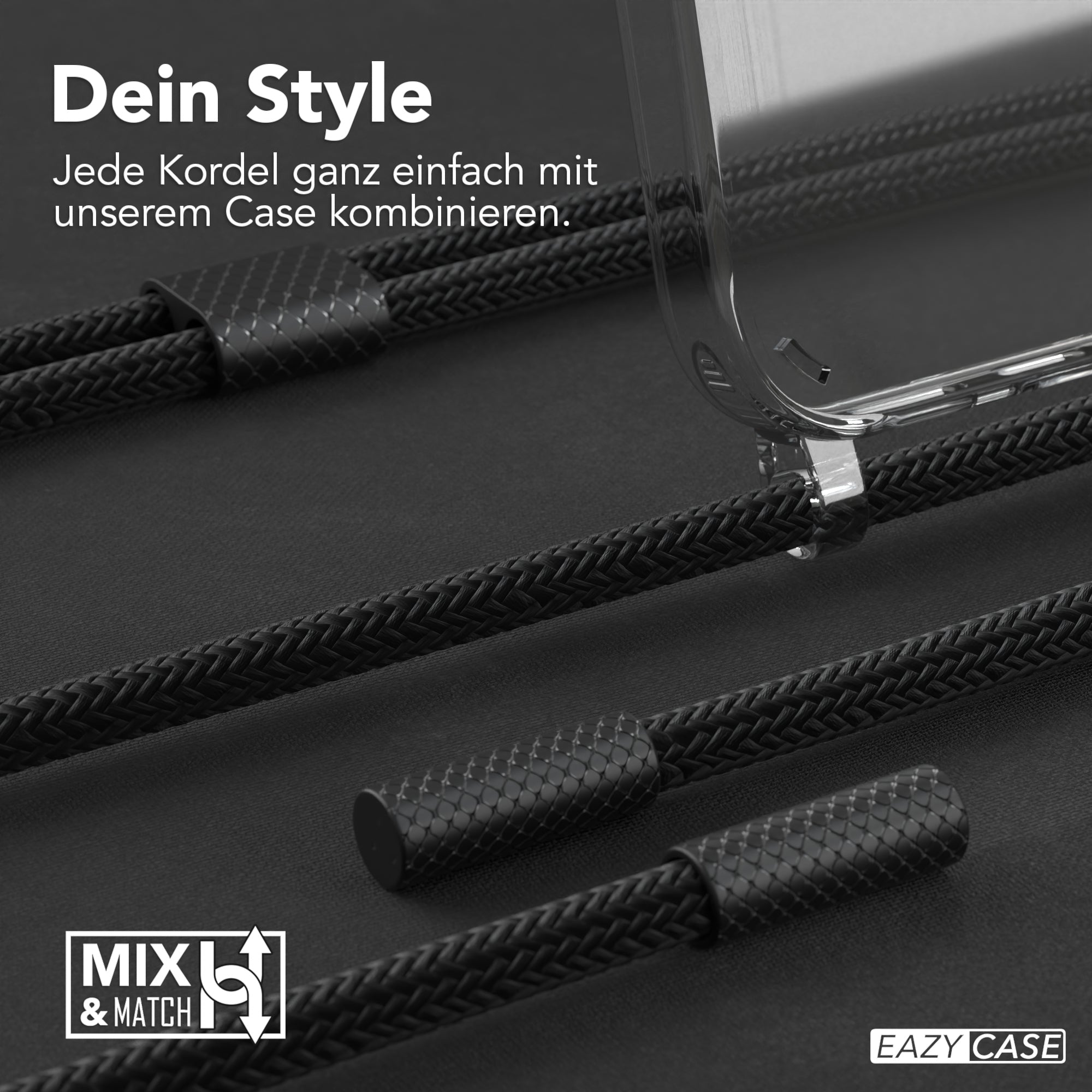 iPhone 16 Hülle + Uni Kordel