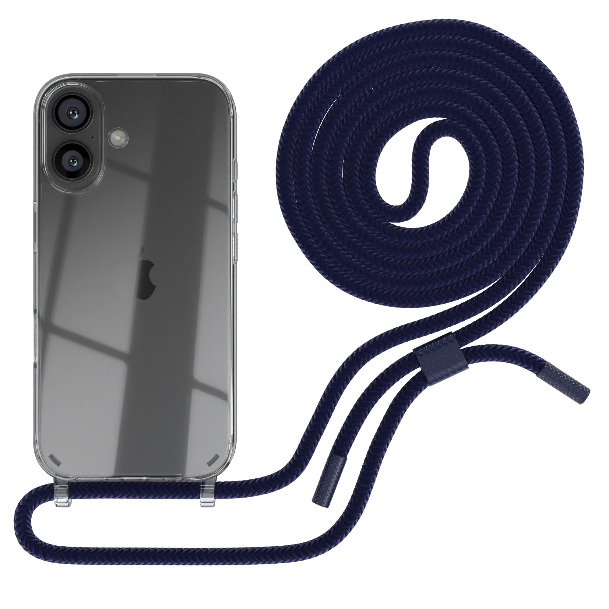 iPhone 16 Hülle + Uni Kordel