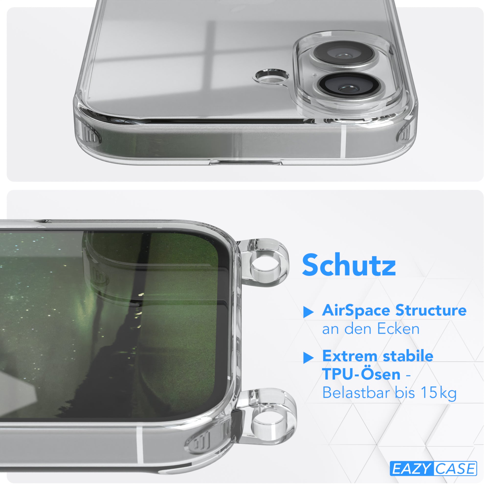iPhone 16 Hülle + breites Band