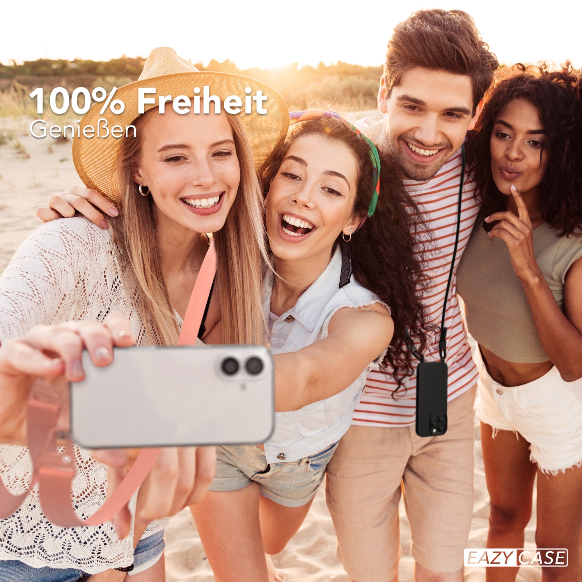 iPhone 16 Hülle + breites Band