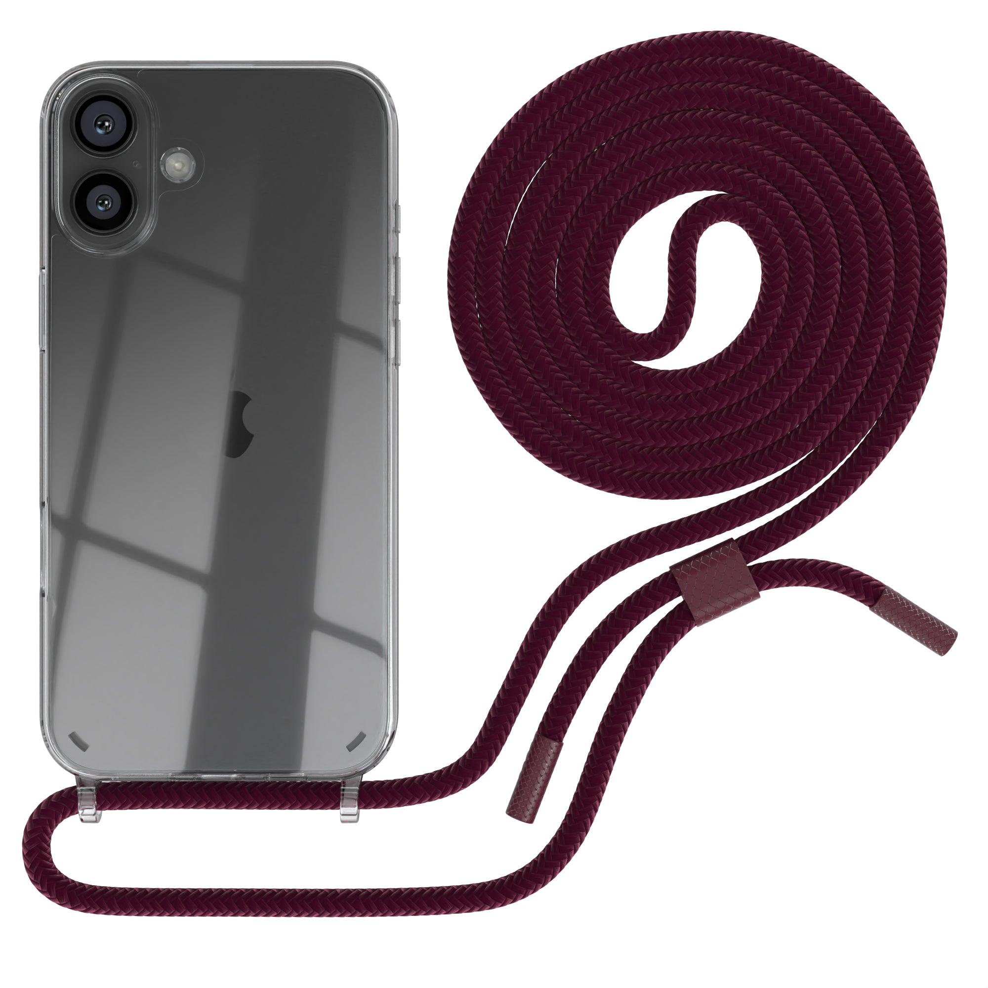 iPhone 16 Plus Hülle + Uni Kordel