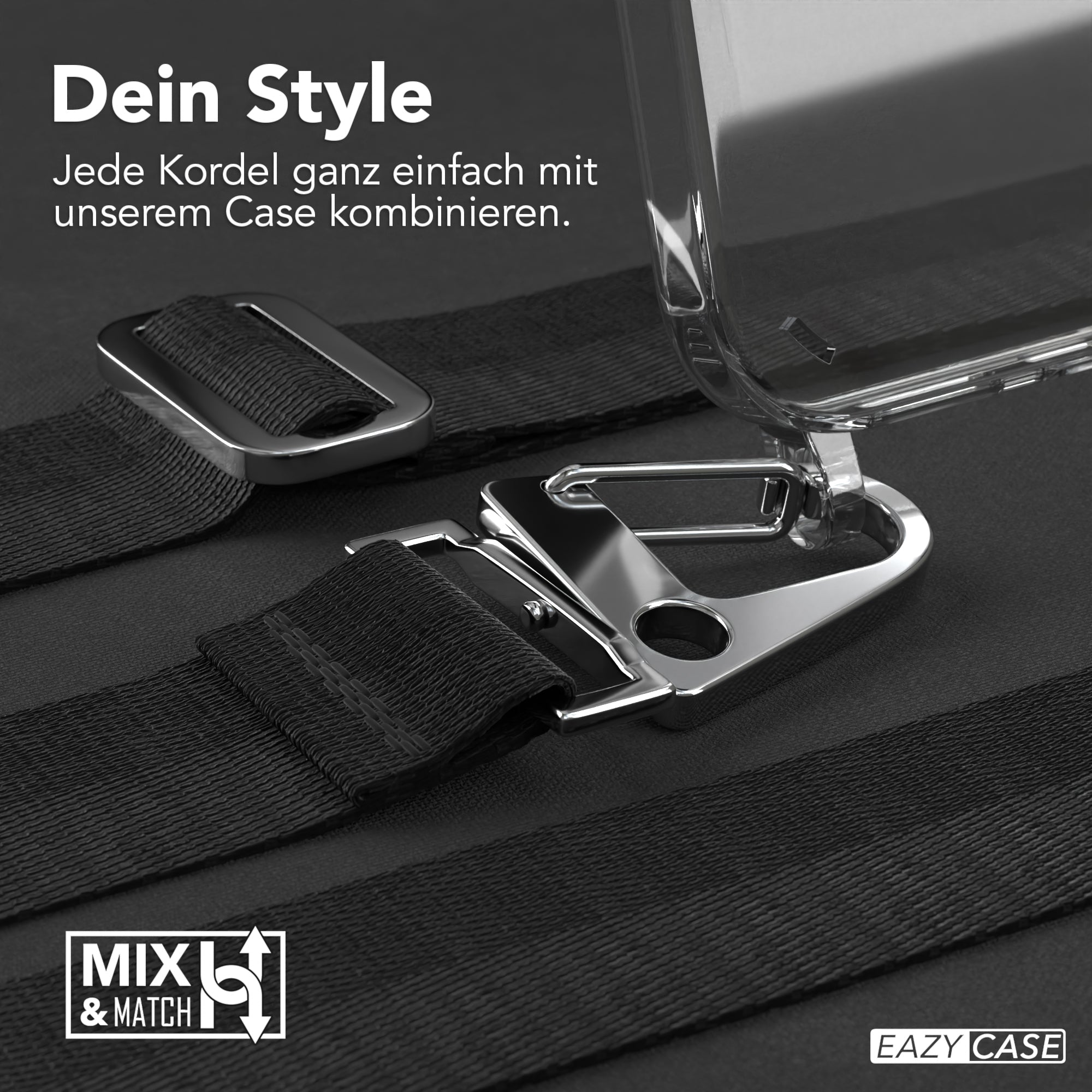 iPhone 16 Plus Hülle + breites Band