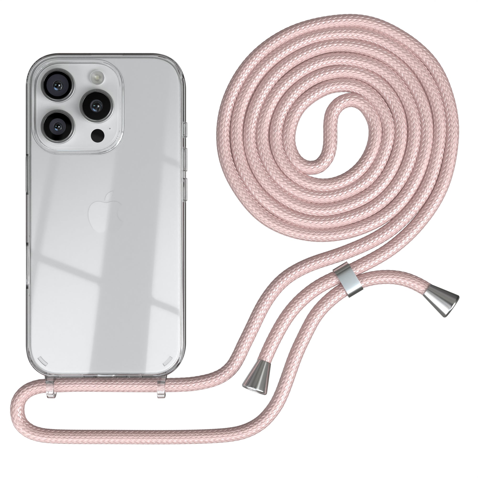 iPhone 16 Pro transparente Hülle + Kordel