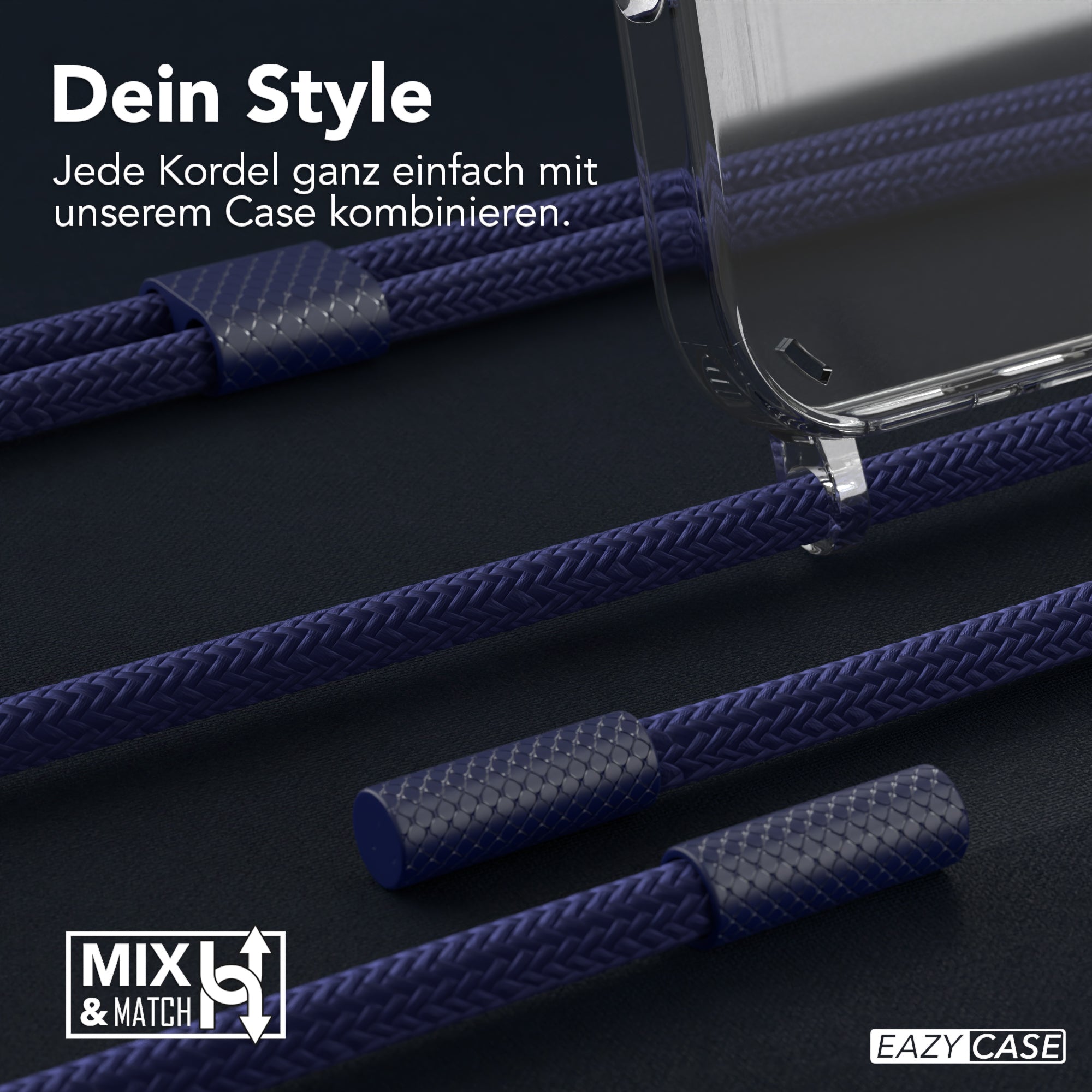 iPhone 16 Pro Hülle + Uni Kordel