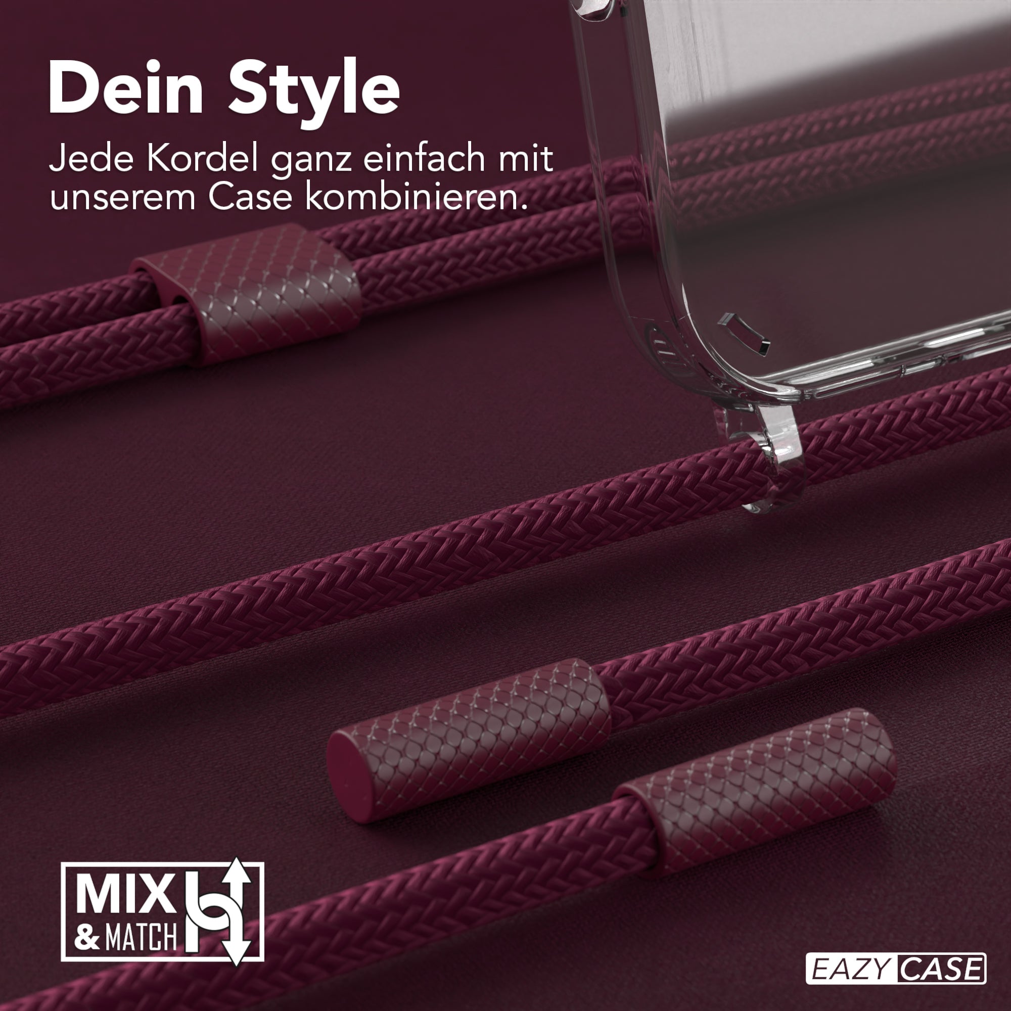 iPhone 16 Pro Hülle + Uni Kordel