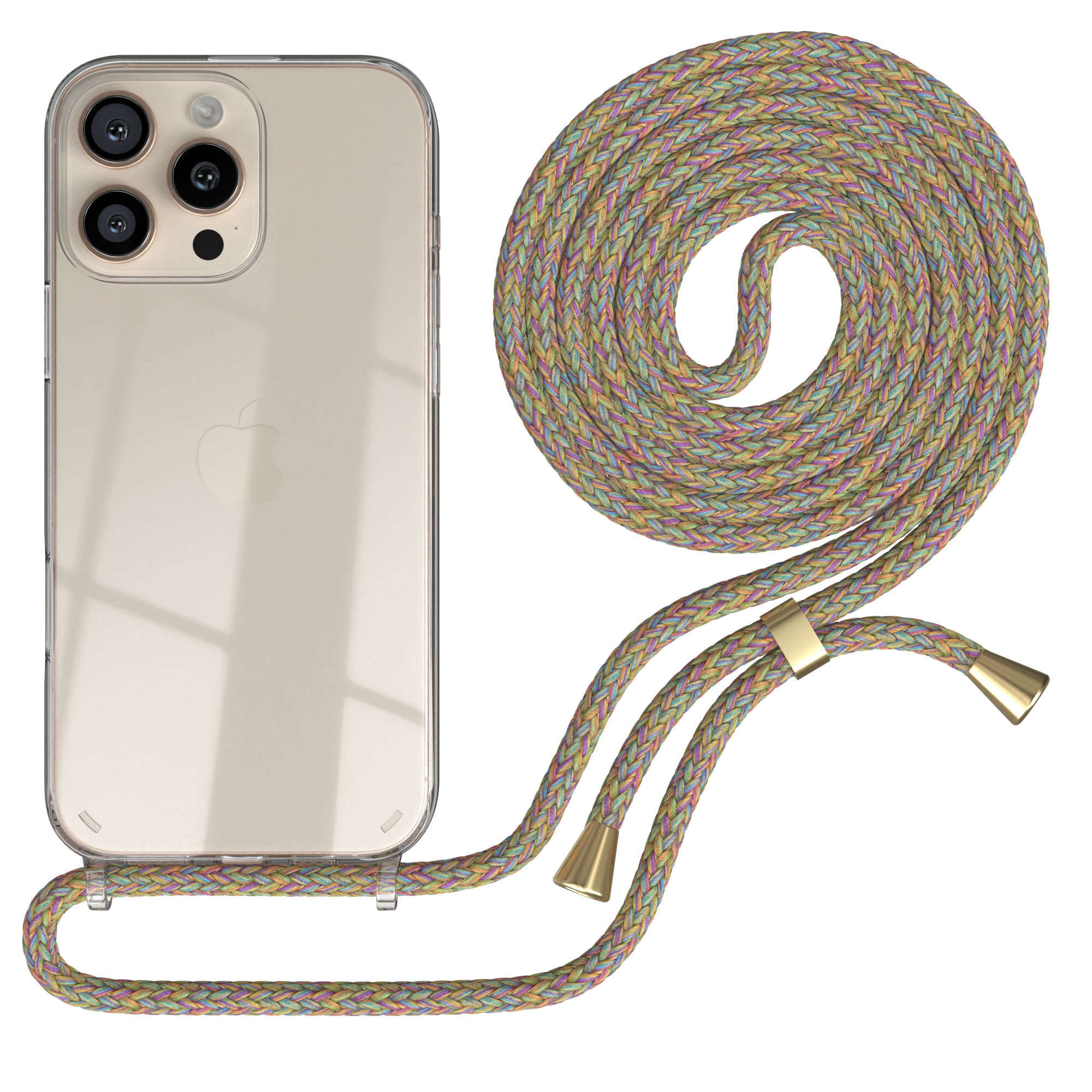 iPhone 16 Pro Max transparente Hülle + Kordel