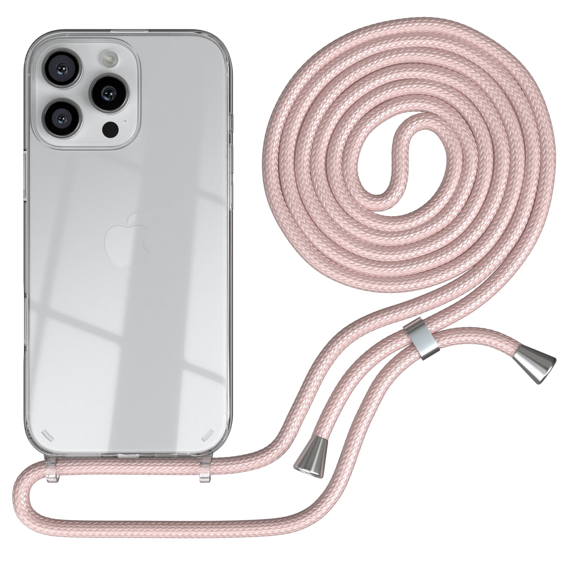 iPhone 16 Pro Max transparente Hülle + Kordel
