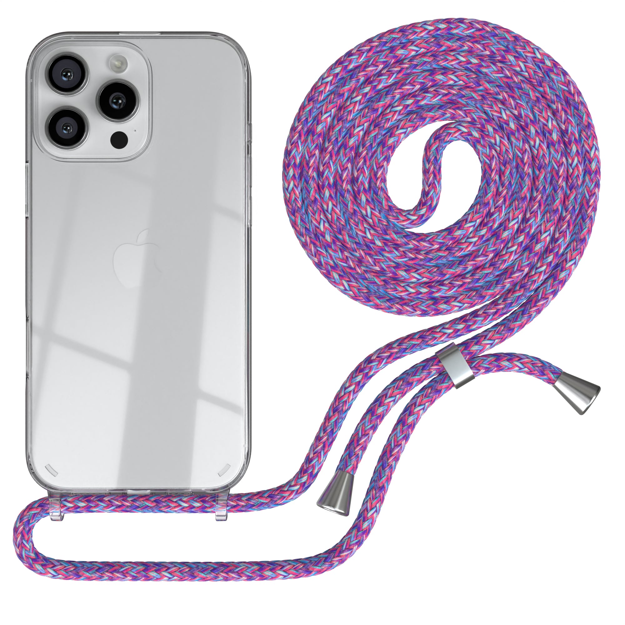iPhone 16 Pro Max transparente Hülle + Kordel