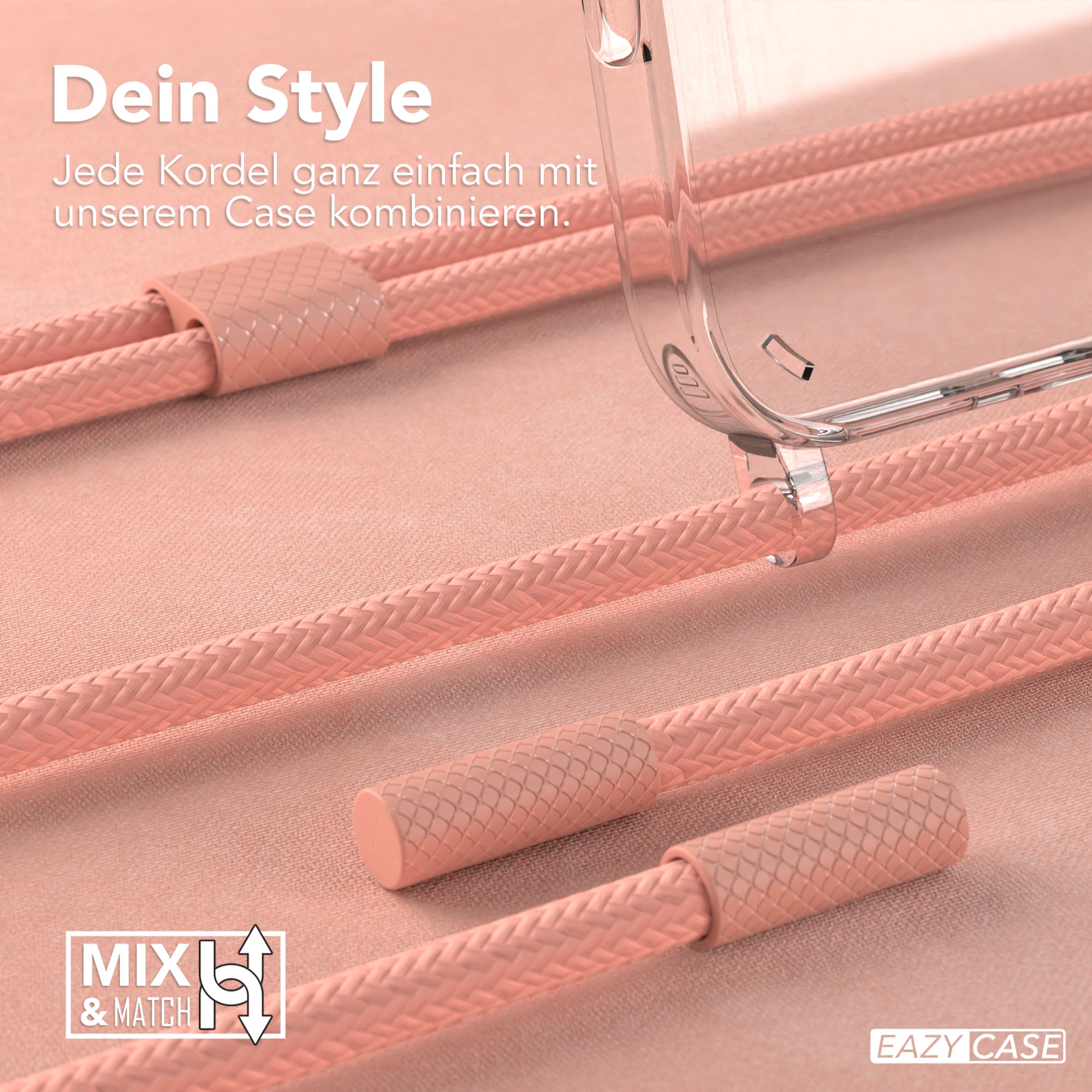 iPhone 16 Pro Max Hülle + Uni Kordel