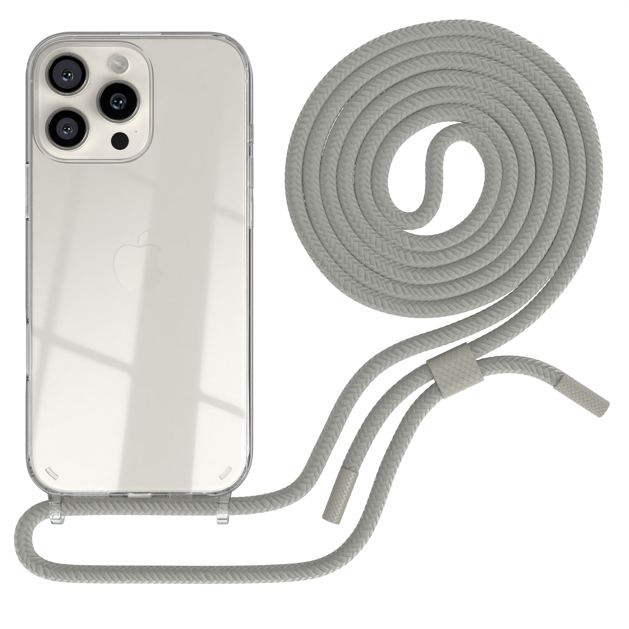 iPhone 16 Pro Max Hülle + Uni Kordel