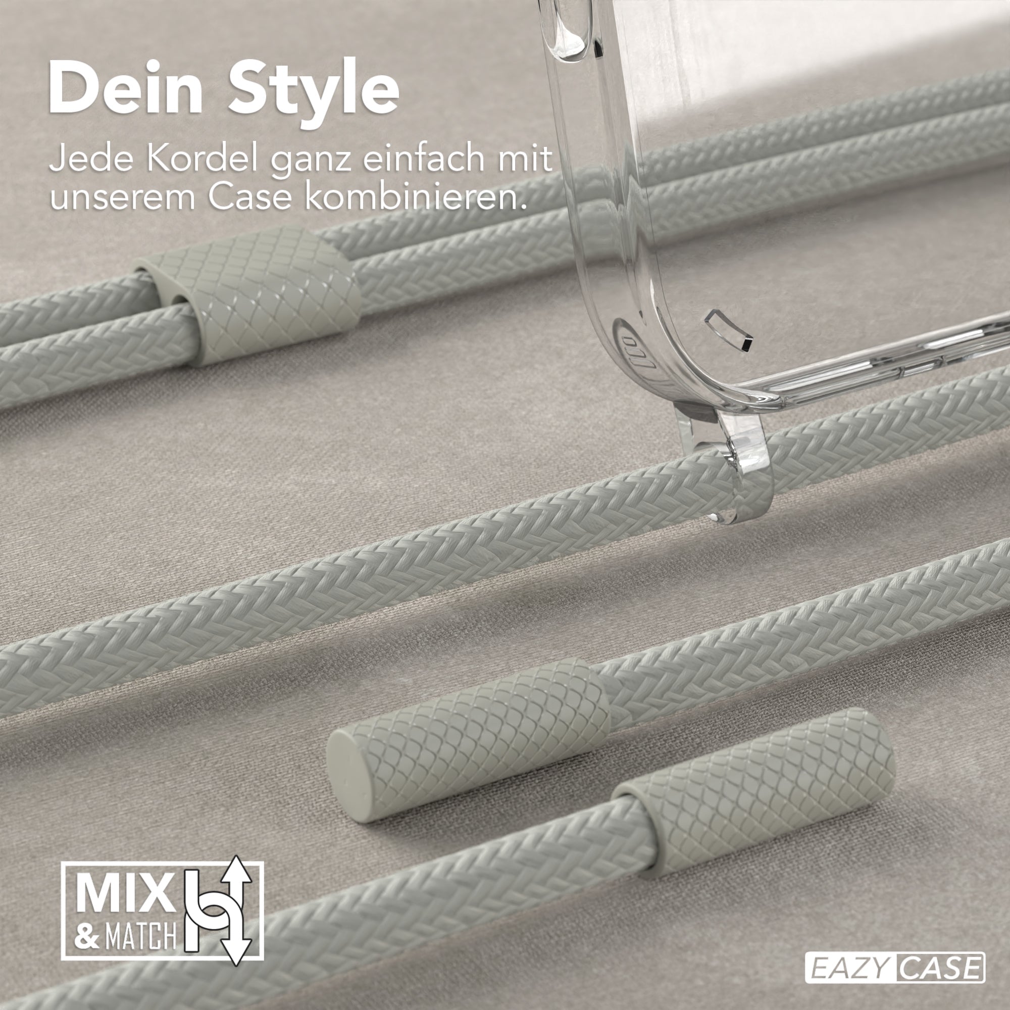 iPhone 16 Pro Max Hülle + Uni Kordel