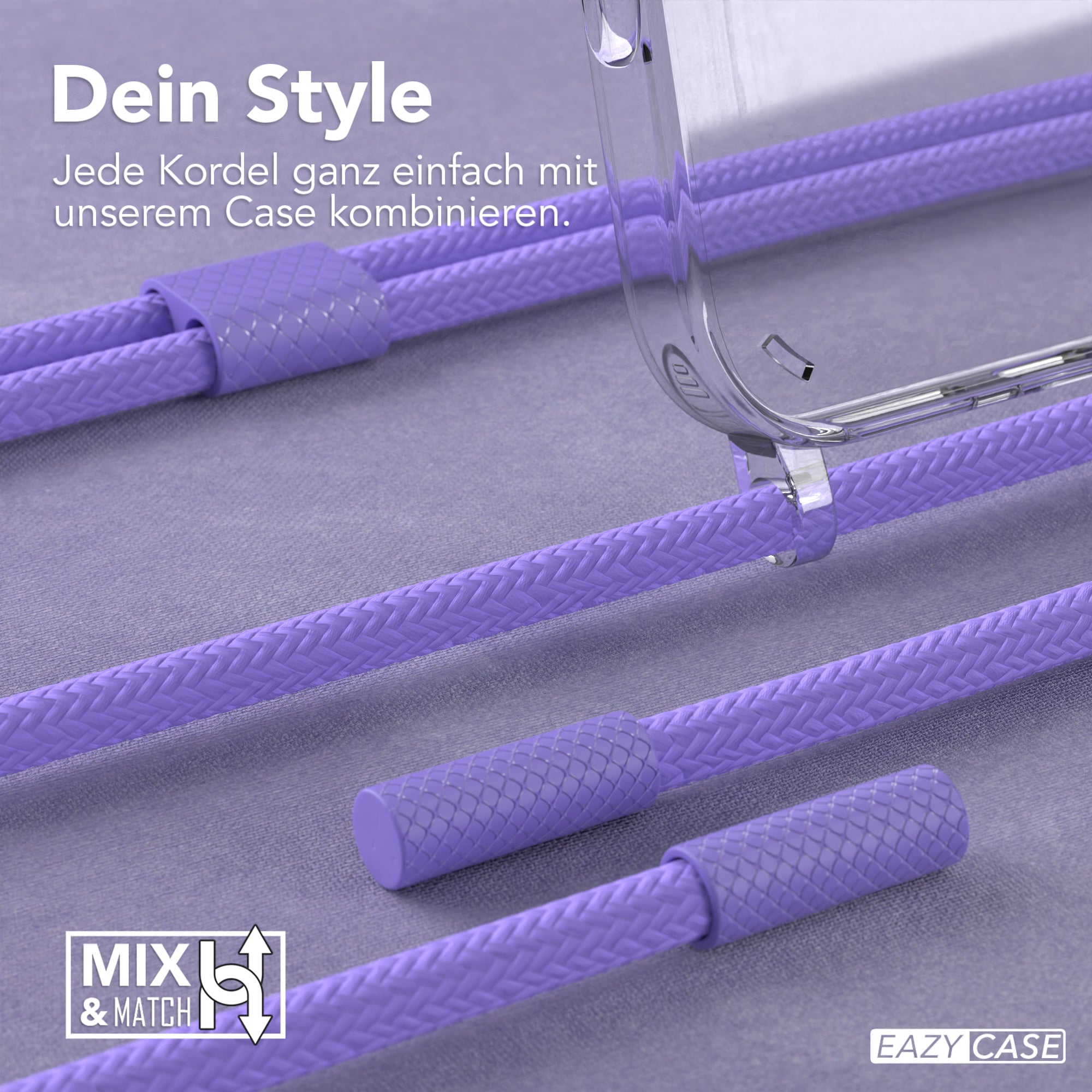 iPhone 16 Pro Max Hülle + Uni Kordel