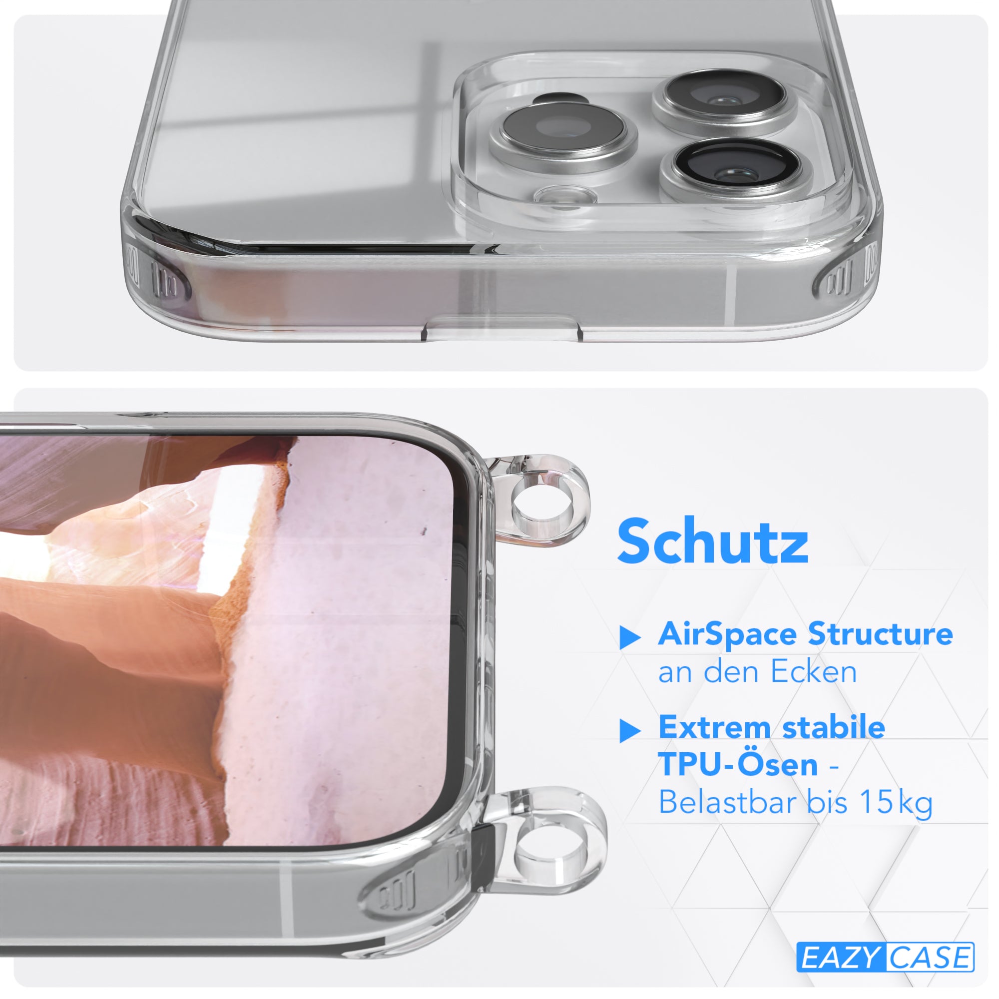 iPhone 16 Pro Max Hülle + breites Band