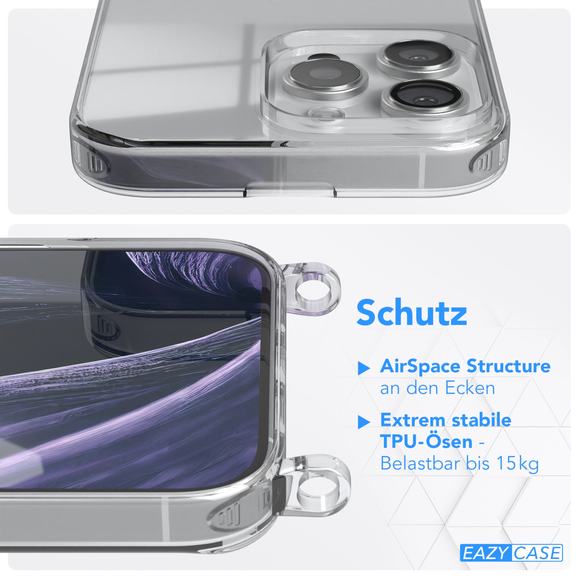 iPhone 16 Pro Max Hülle + breites Band