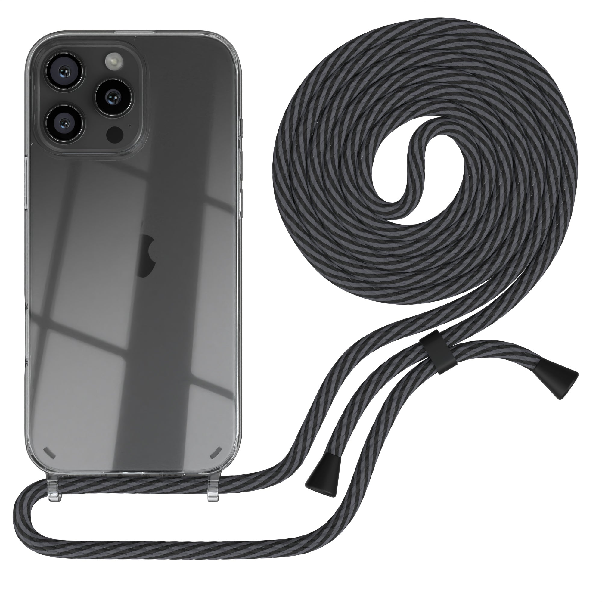 iPhone 16 Pro Max transparente Hülle + Kordel