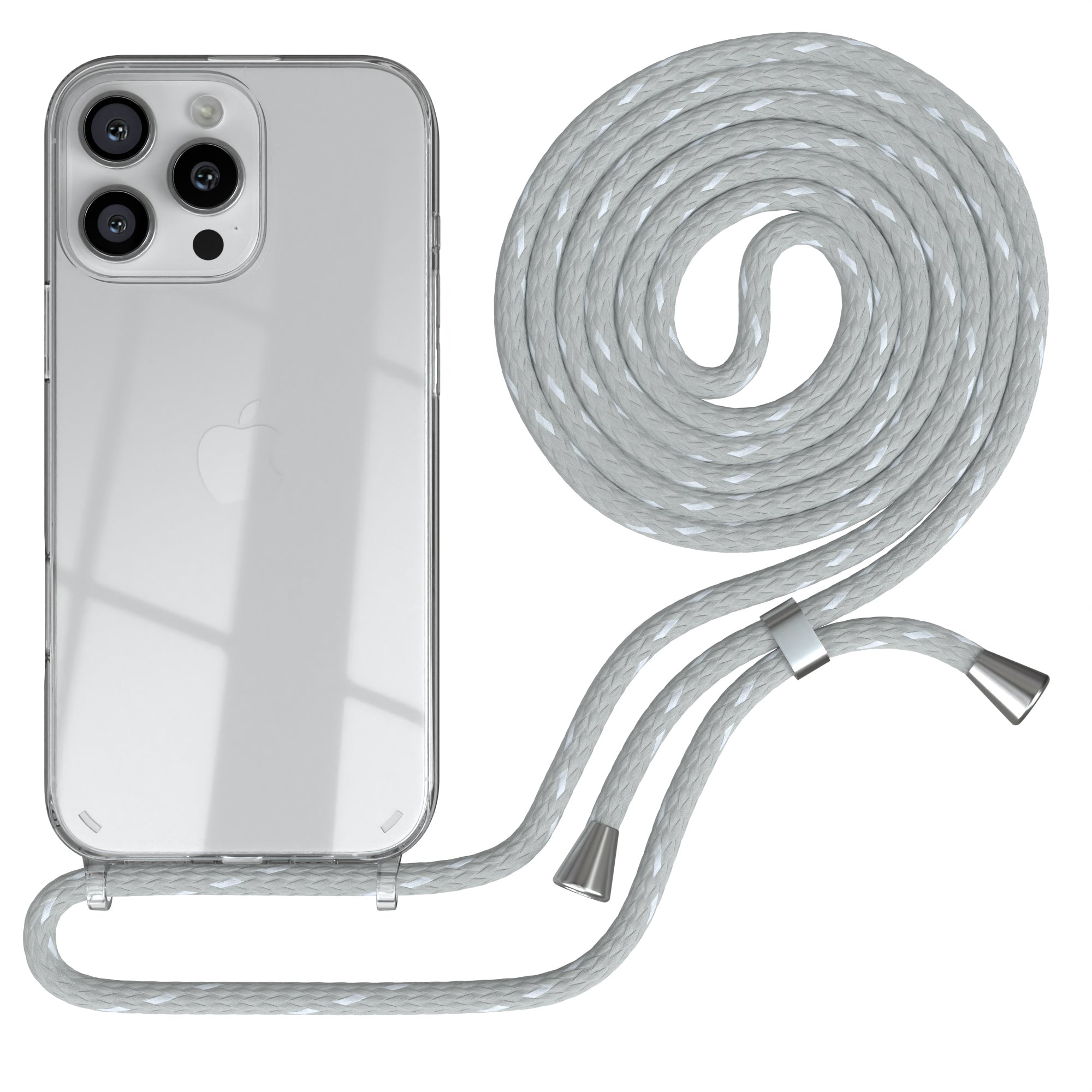 iPhone 16 Pro Max transparente Hülle + Kordel