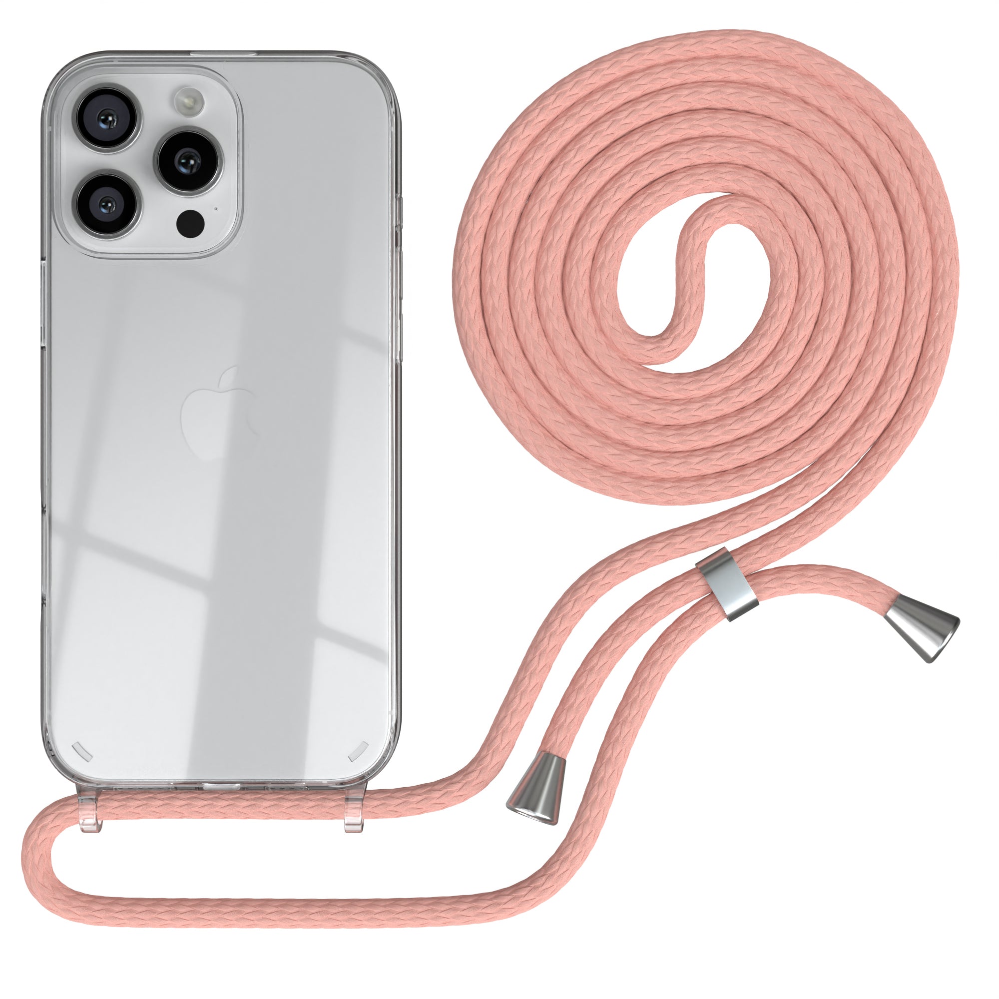 iPhone 16 Pro Max transparente Hülle + Kordel