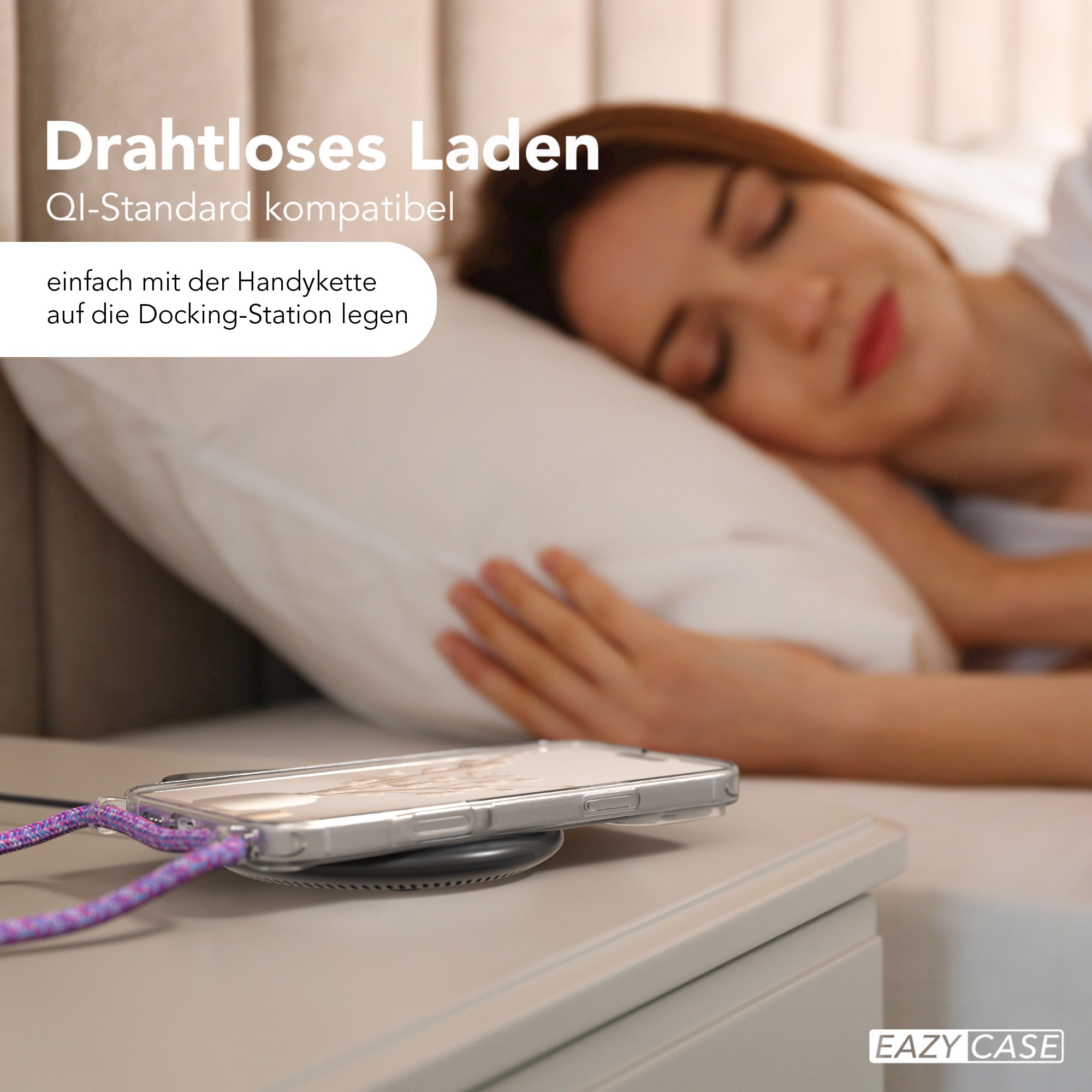 iPhone 16 Pro Max transparente Hülle + Kordel mit MagSafe