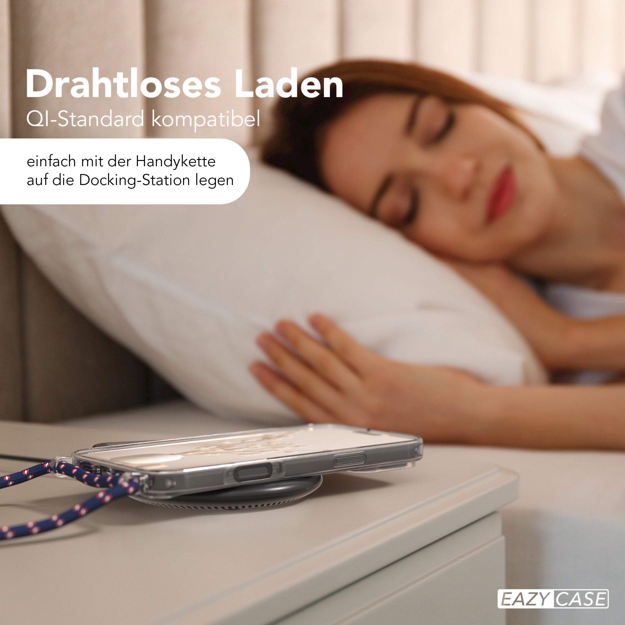 iPhone 16 Pro Max transparente Hülle + Kordel mit MagSafe