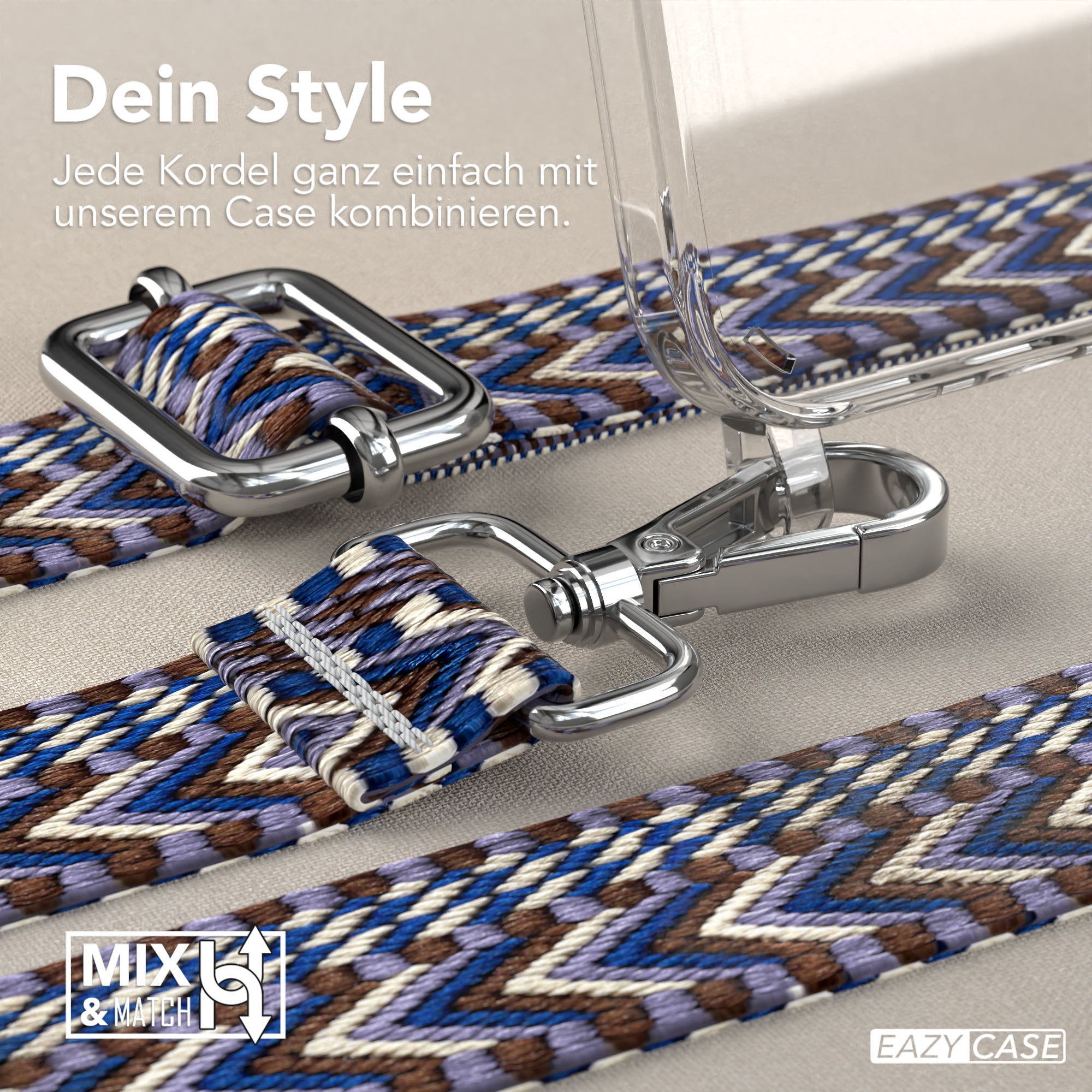 iPhone 16 Hülle + Boho Band