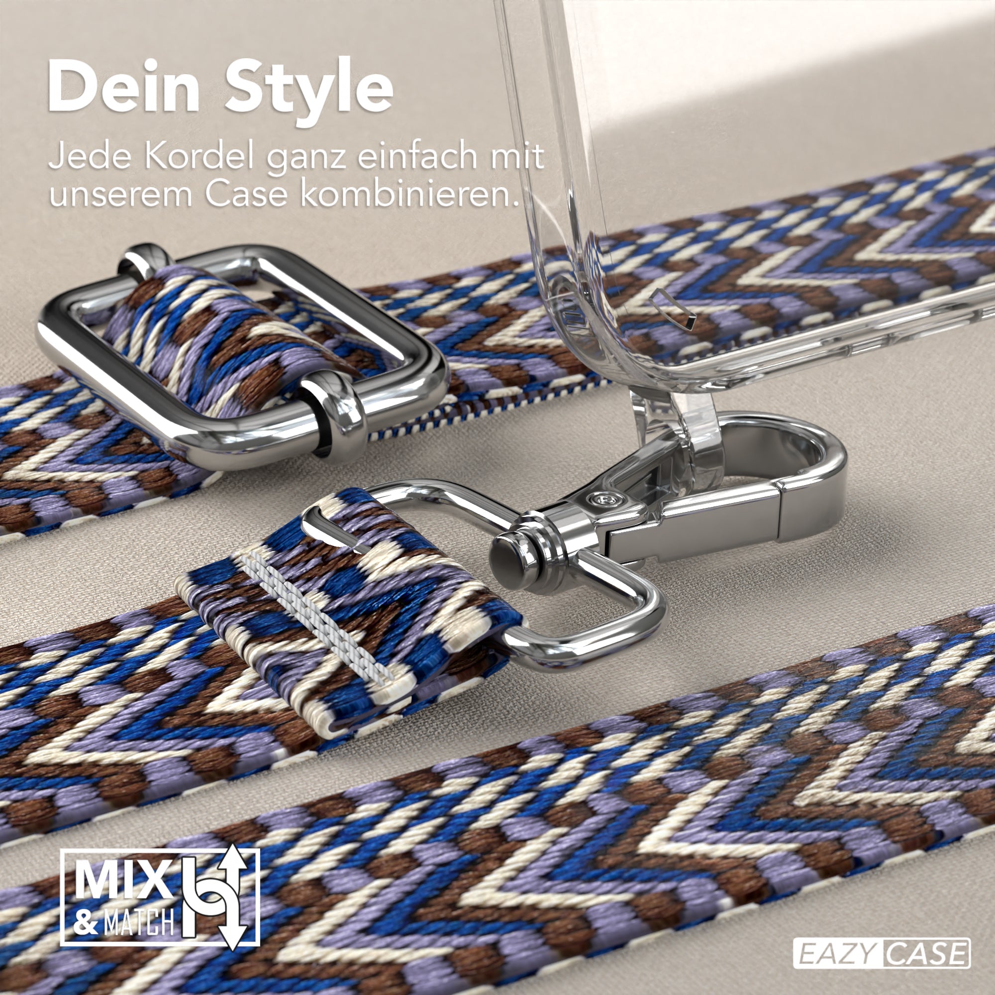 iPhone 16 Plus Hülle + Boho Band