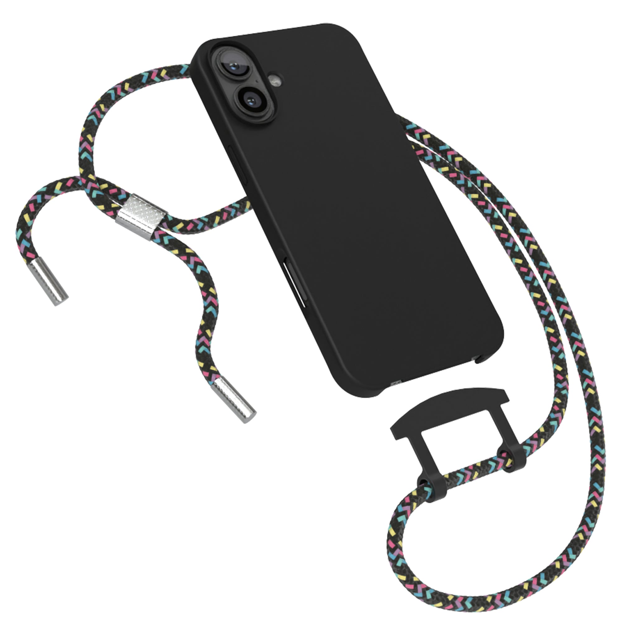 iPhone 16 Plus 2in1 Hülle mit Kordel