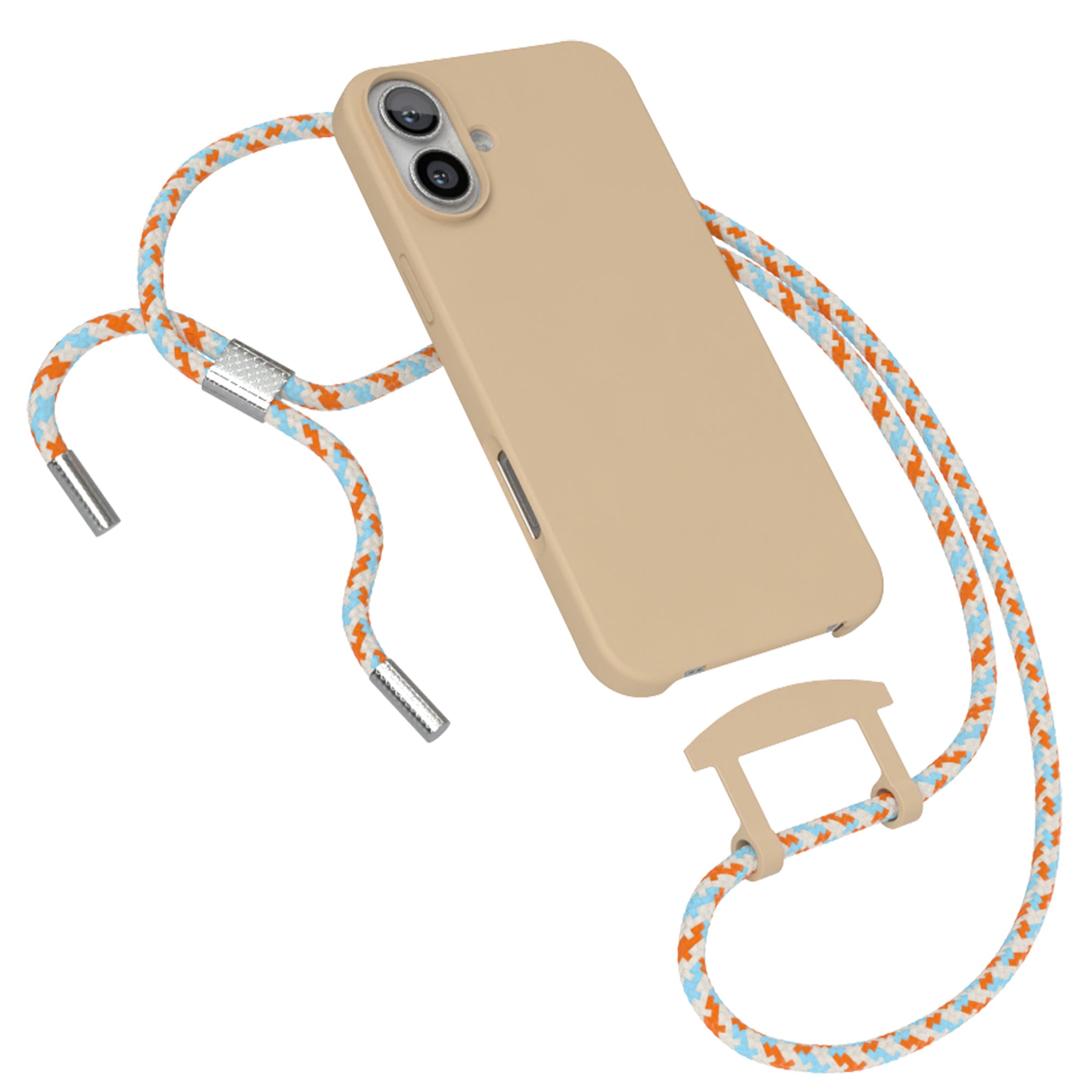 iPhone 16 Plus 2in1 Hülle mit Kordel