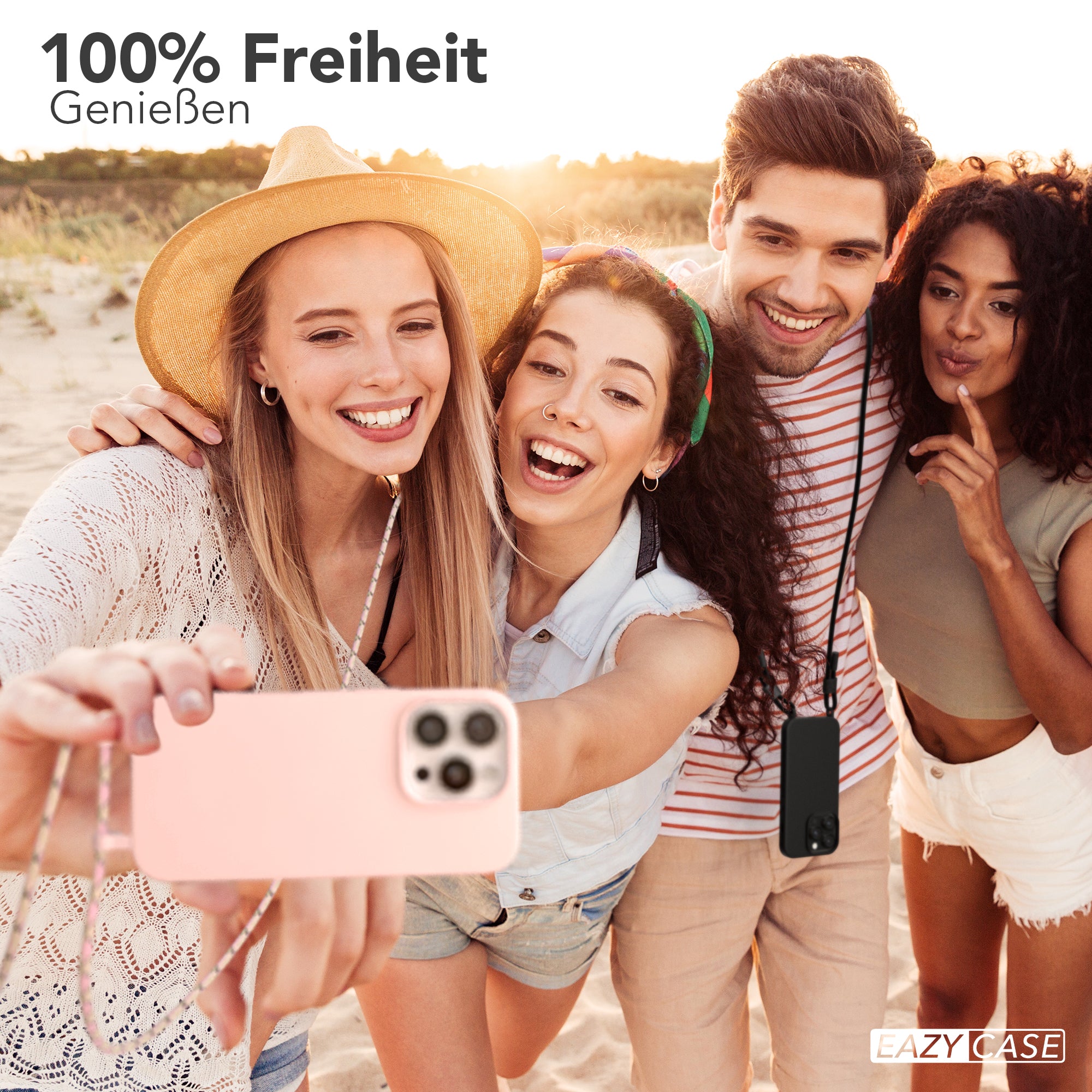 iPhone 16 Pro 2in1 Hülle mit Kordel