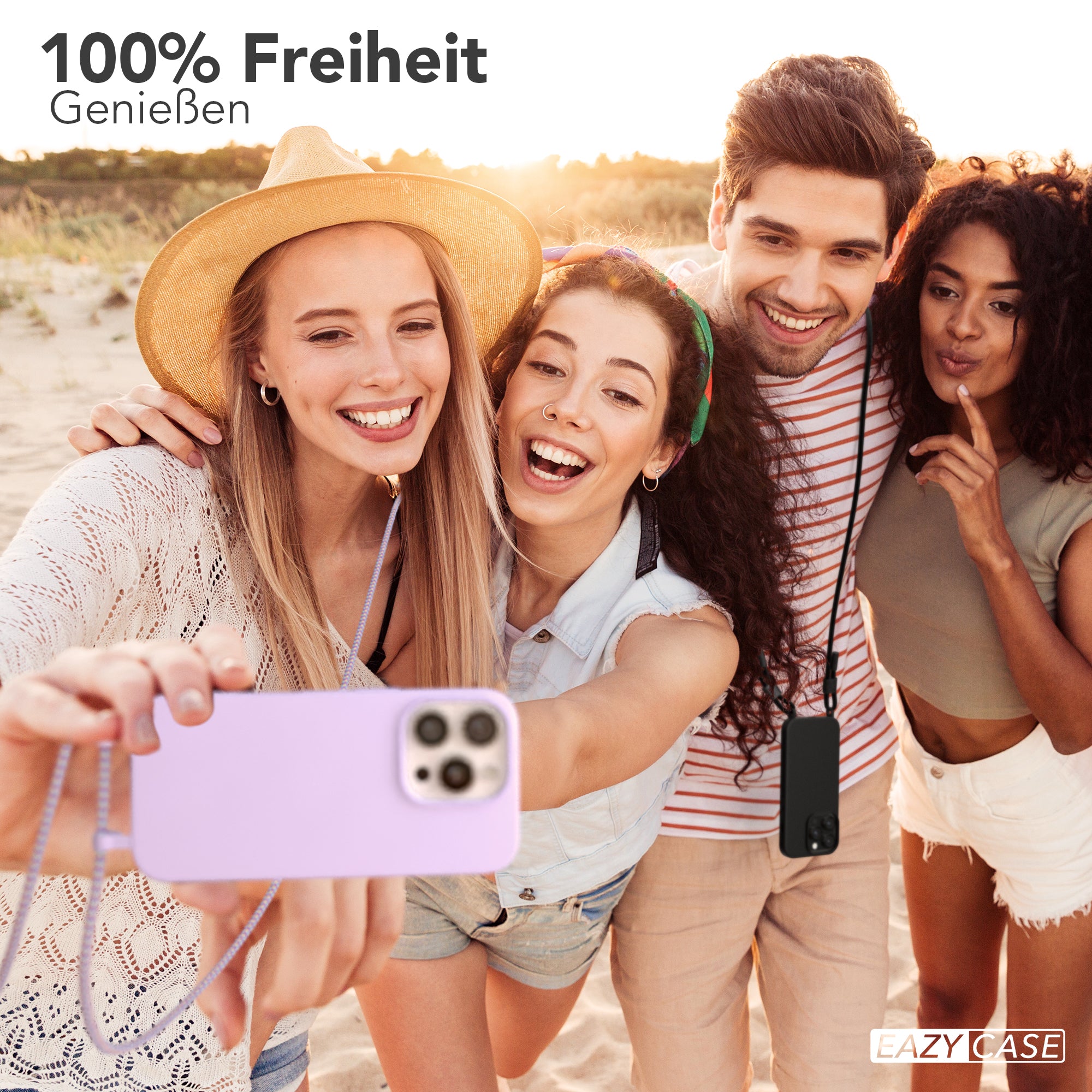 iPhone 16 Pro 2in1 Hülle mit Kordel