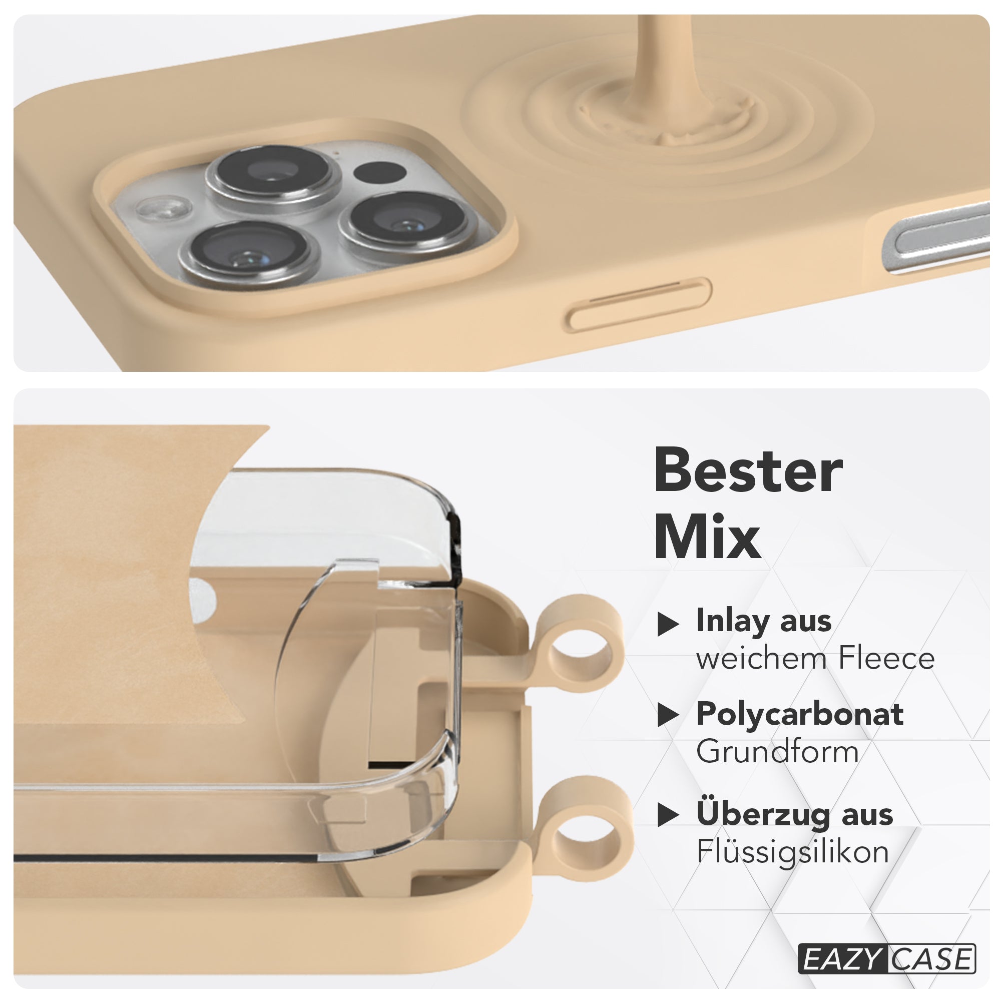 iPhone 16 Pro 2in1 Hülle mit Kordel