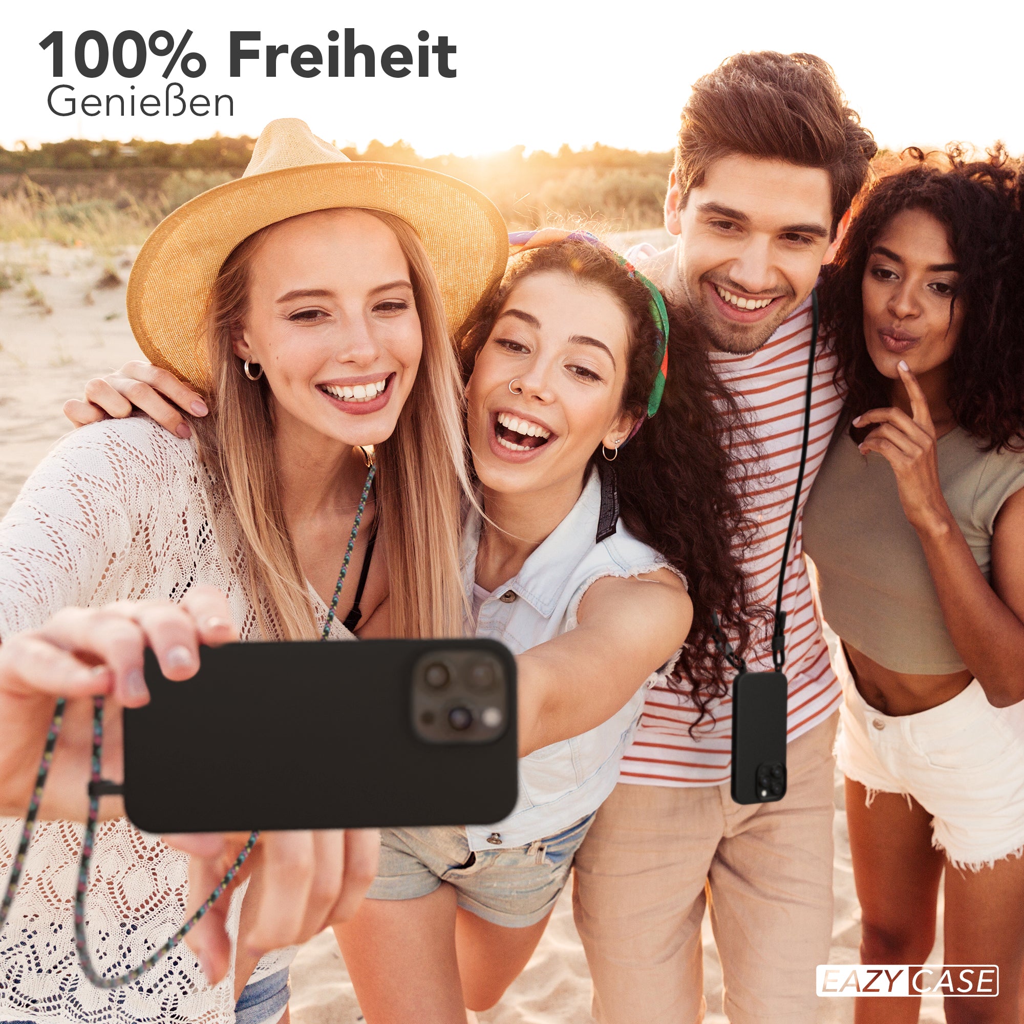 iPhone 16 Pro Max 2in1 Hülle mit Kordel