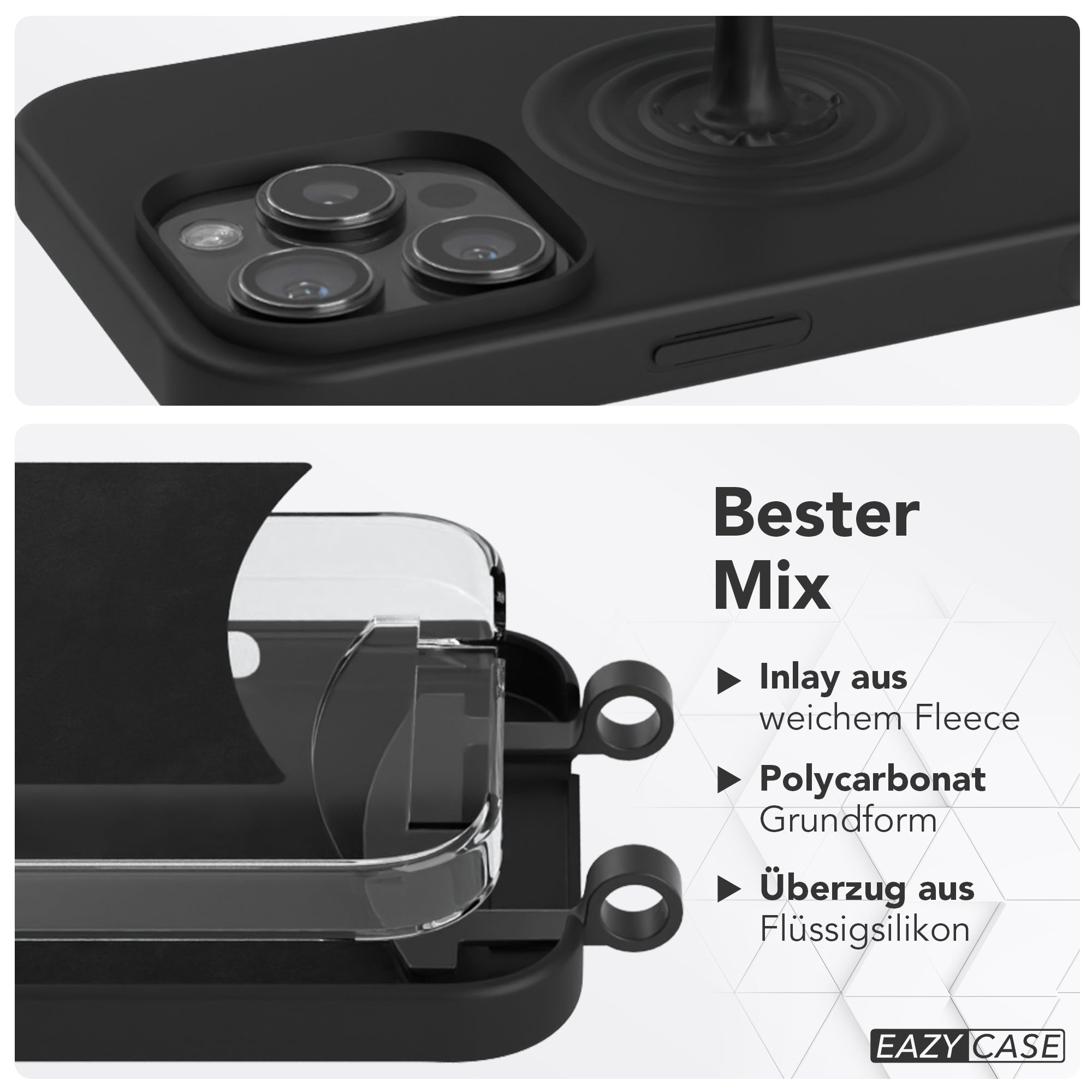 iPhone 16 Pro Max 2in1 Hülle mit Kordel