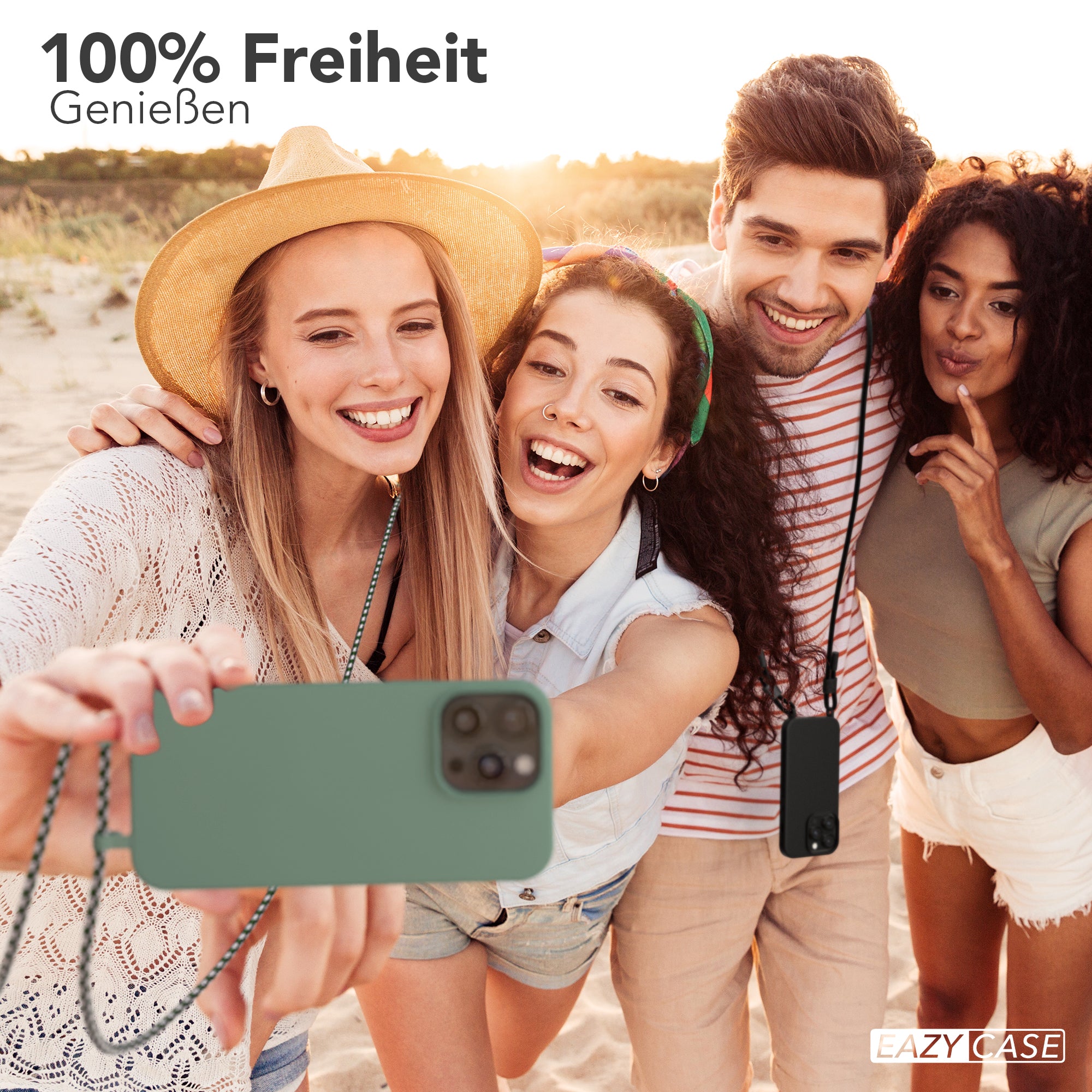 iPhone 16 Pro Max 2in1 Hülle mit Kordel