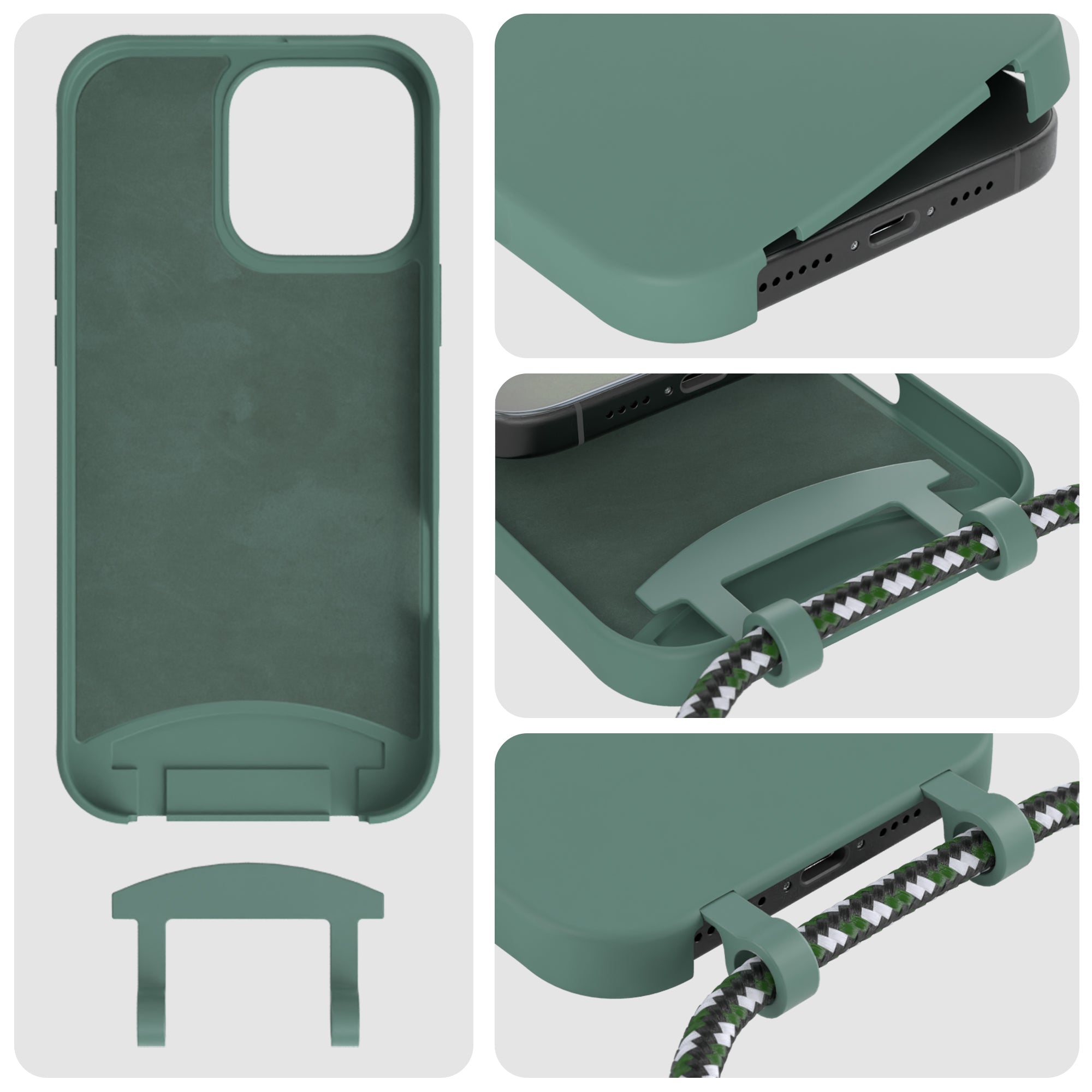 iPhone 16 Pro Max 2in1 Hülle mit Kordel