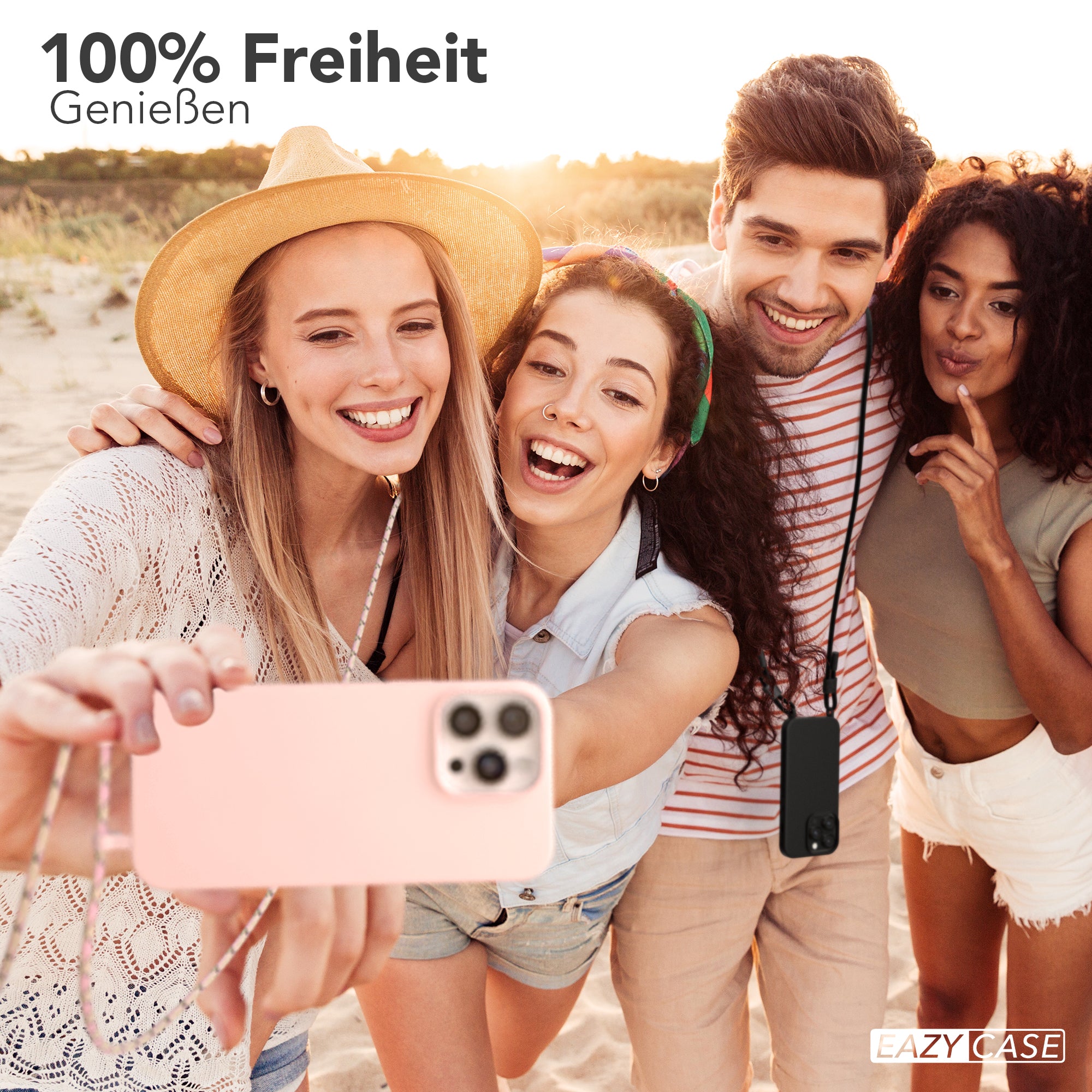 iPhone 16 Pro Max 2in1 Hülle mit Kordel