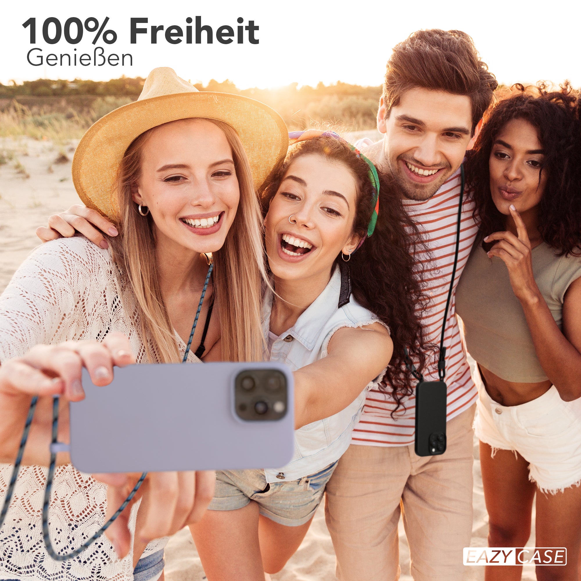 iPhone 16 Pro Max 2in1 Hülle mit Kordel