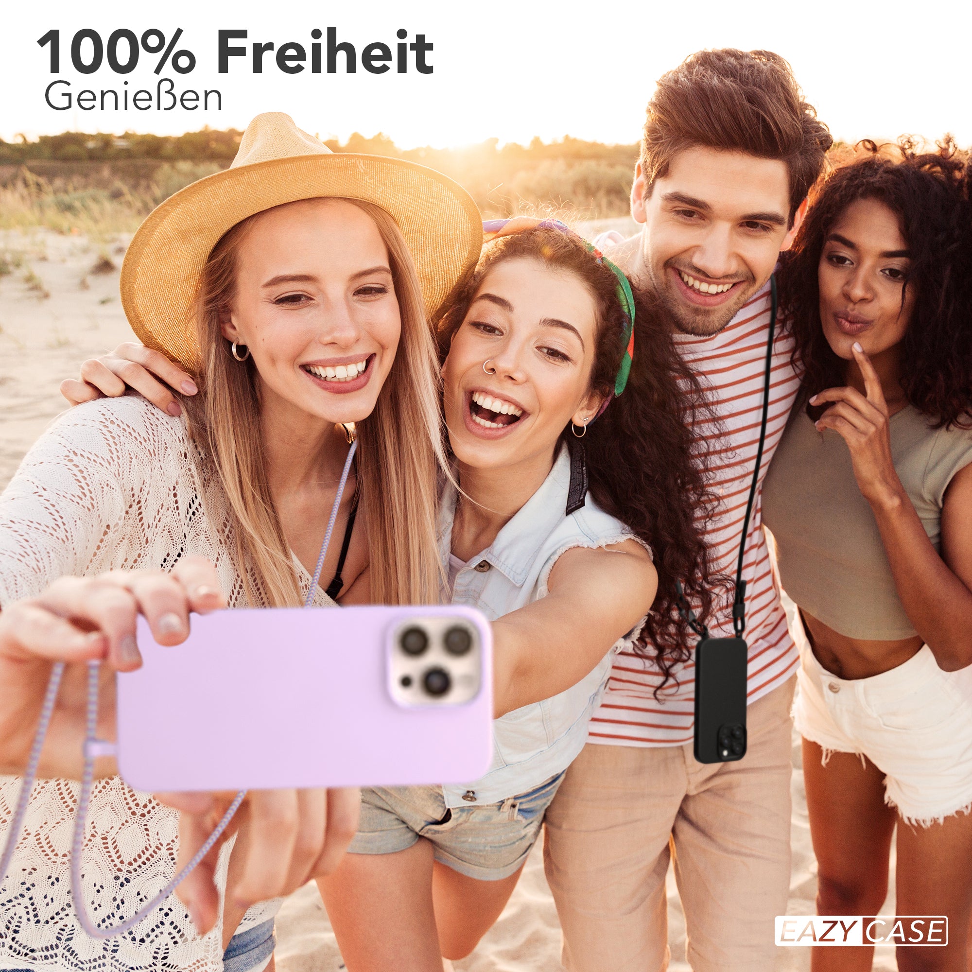 iPhone 16 Pro Max 2in1 Hülle mit Kordel